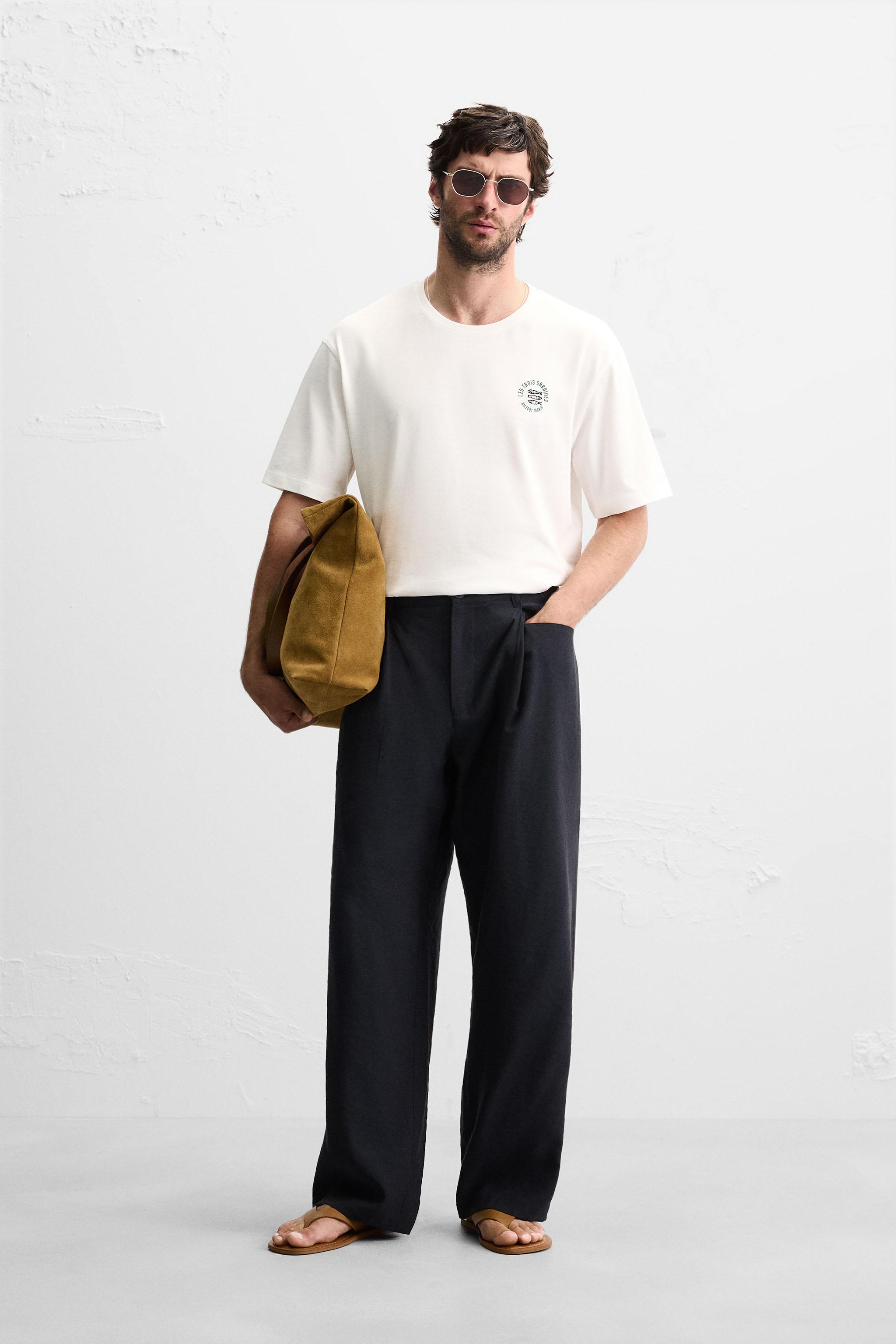 COMBINATION EMBROIDERY T-SHIRT