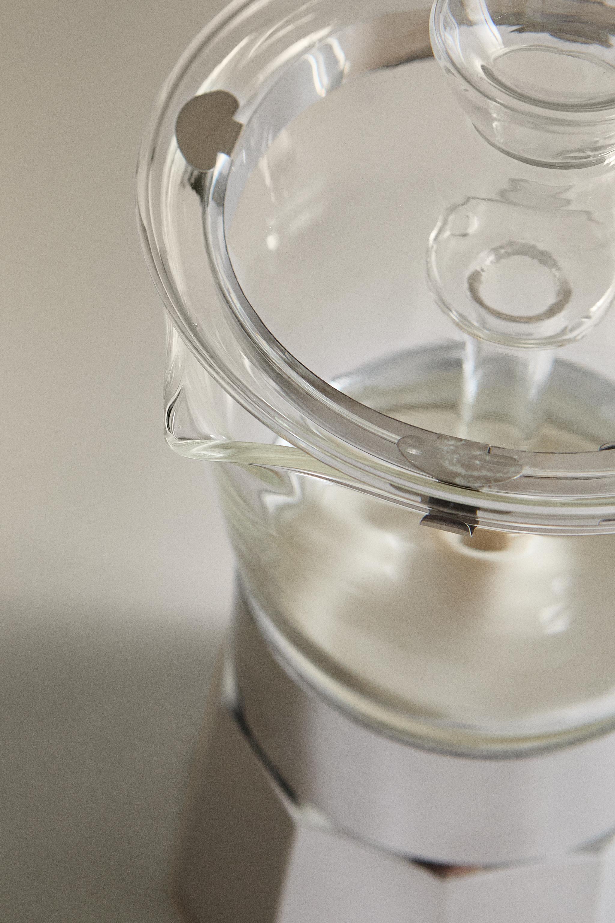 6-CUP BOROSILICATE GLASS ITALIAN COFFEE MAKER