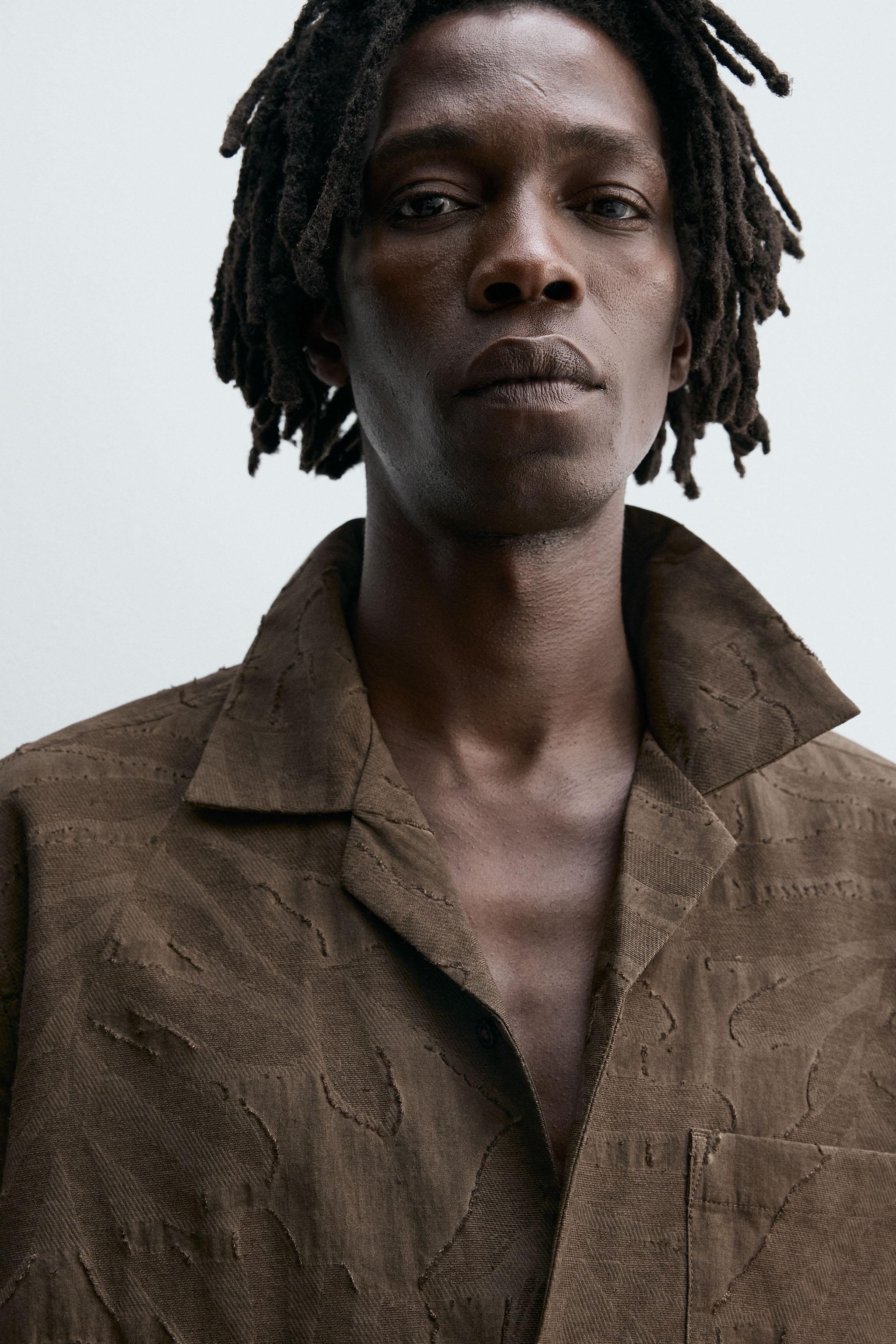 FLORAL JACQUARD SHIRT