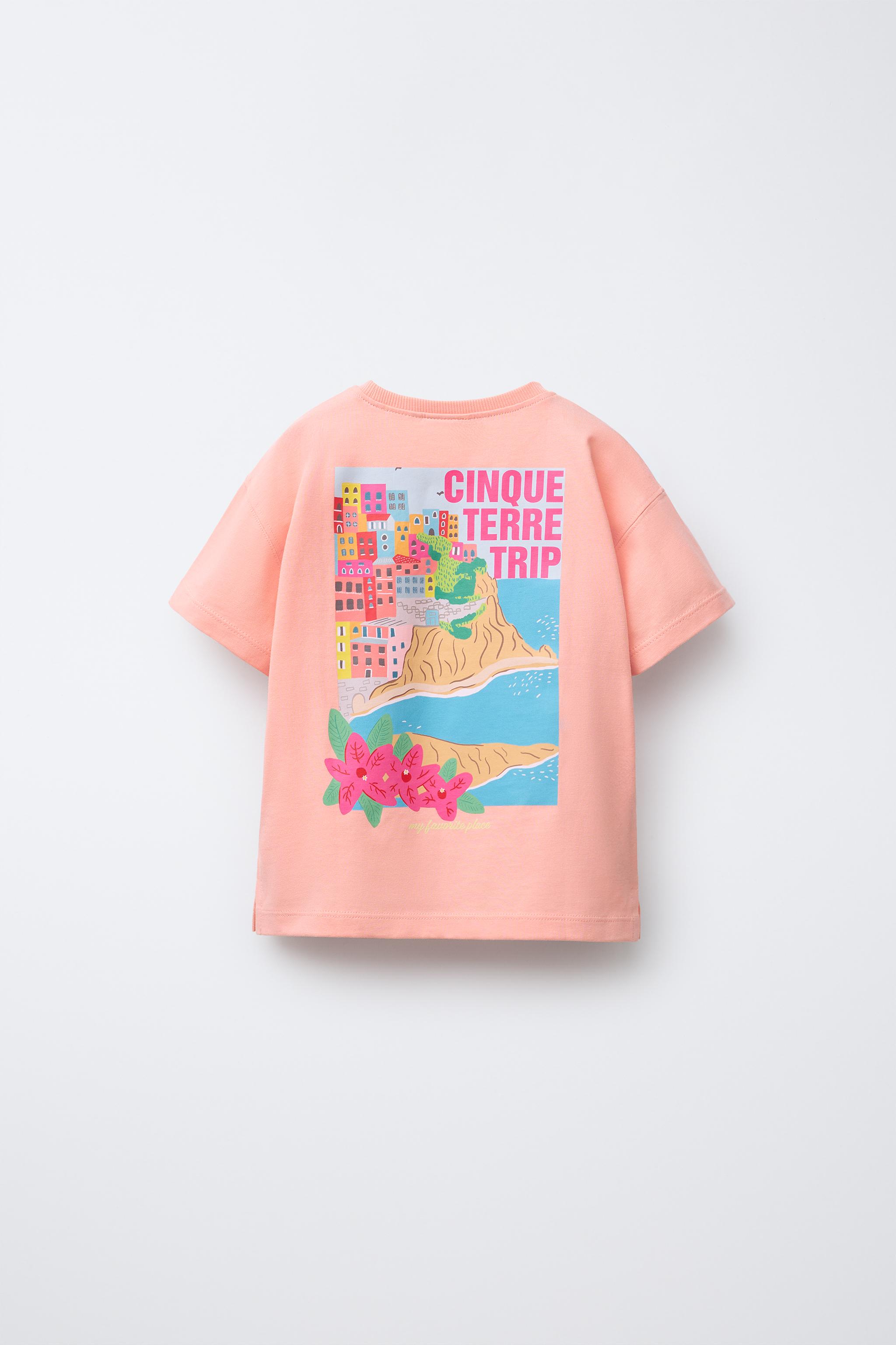 BEACH PRINT T-SHIRT