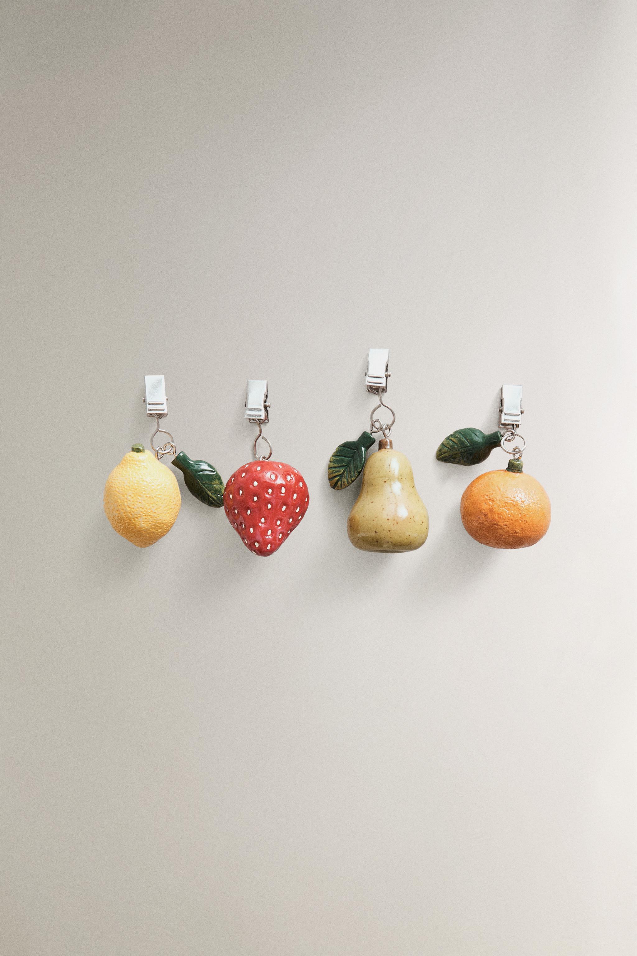 TABLECLOTH TONGS FOR FRUIT TABLECLOTHS (SET OF 4)