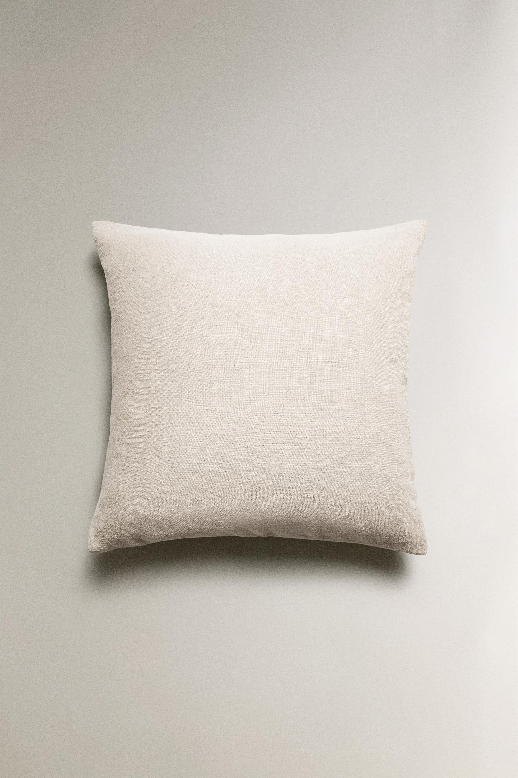 LINEN THROW PILLOW COVER