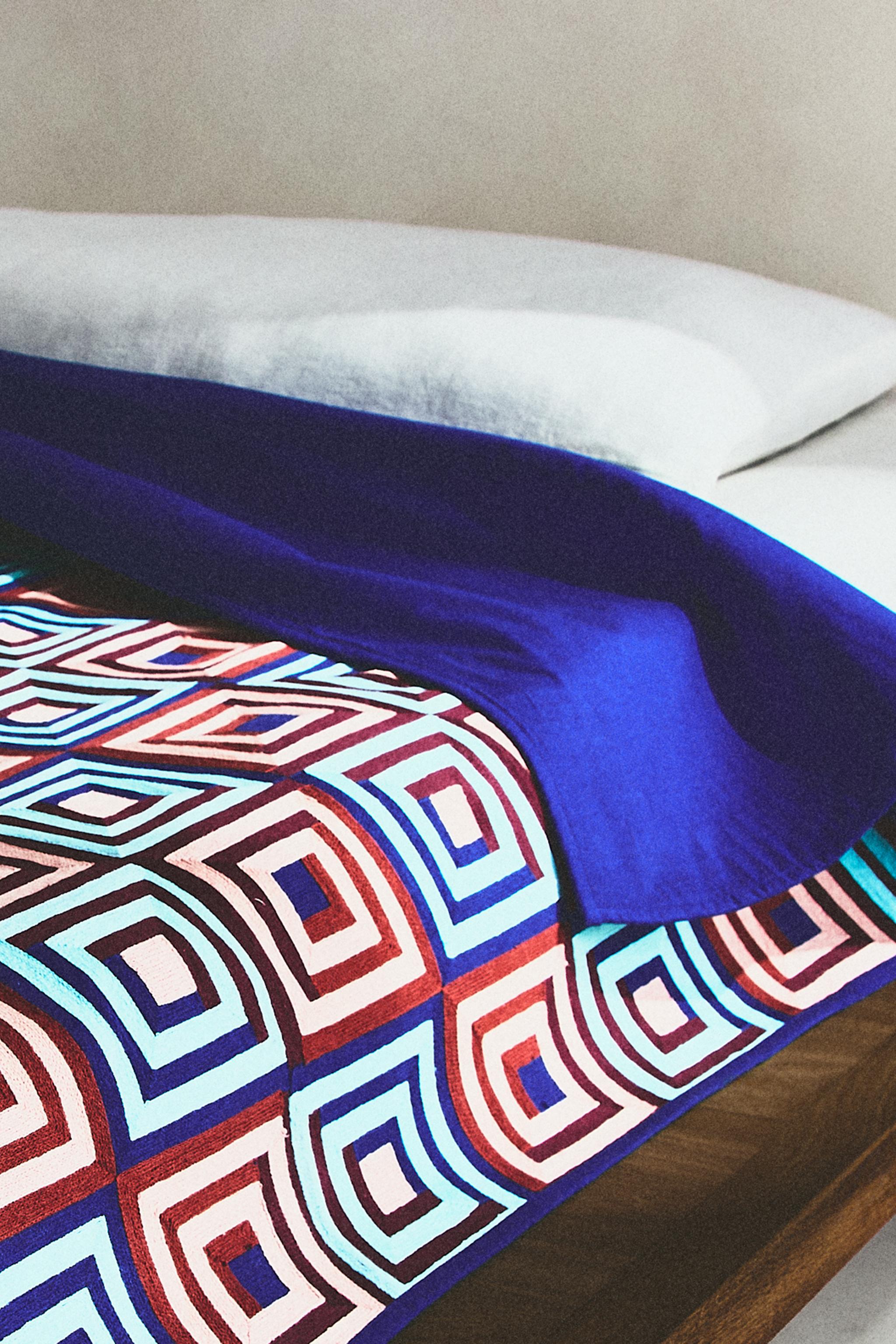 COTTON BEDSPREAD SQUARES X COLLAGERIE