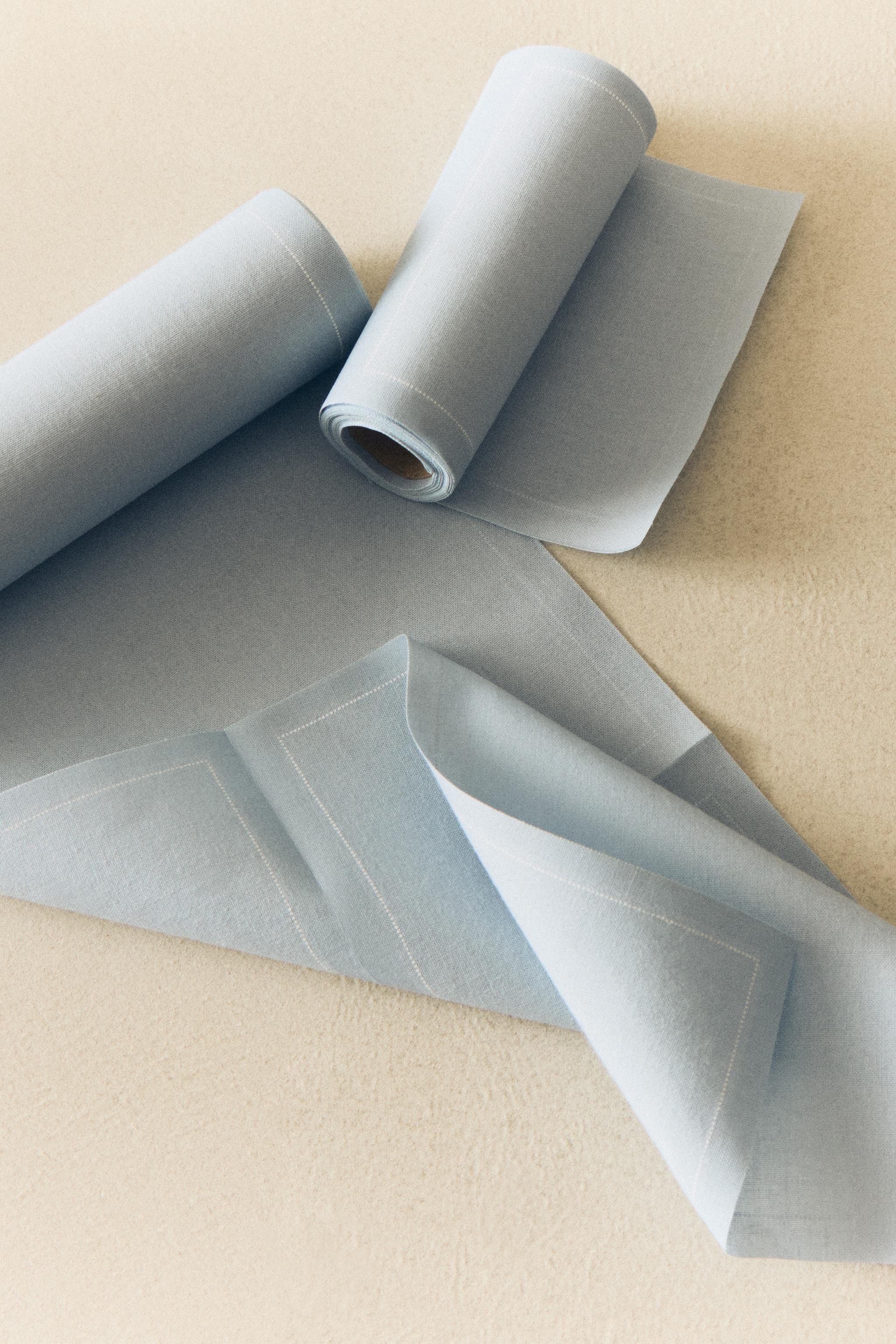 SET OF REUSABLE COTTON NAPKINS (20 UNITS)