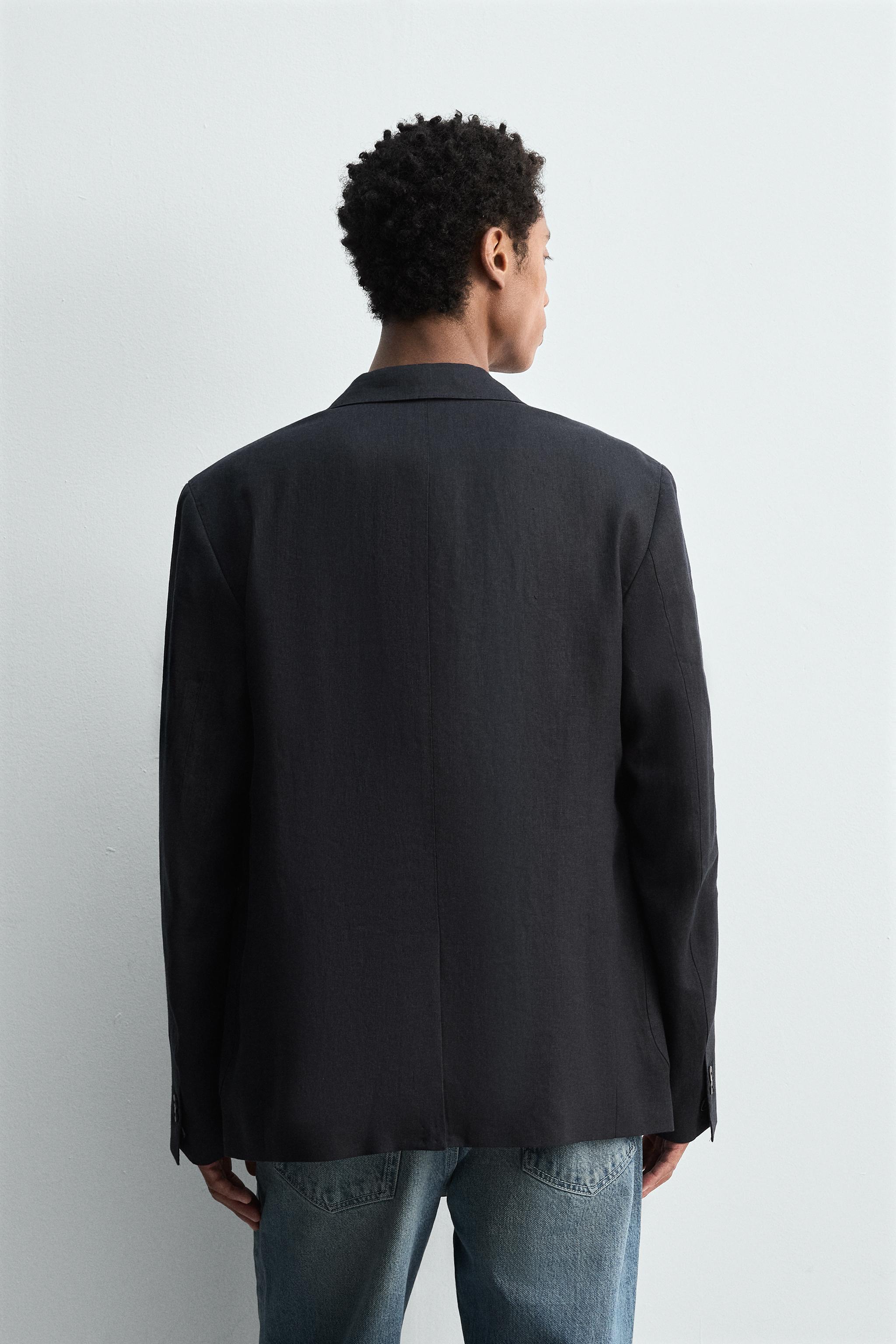 100% LINEN SUIT BLAZER