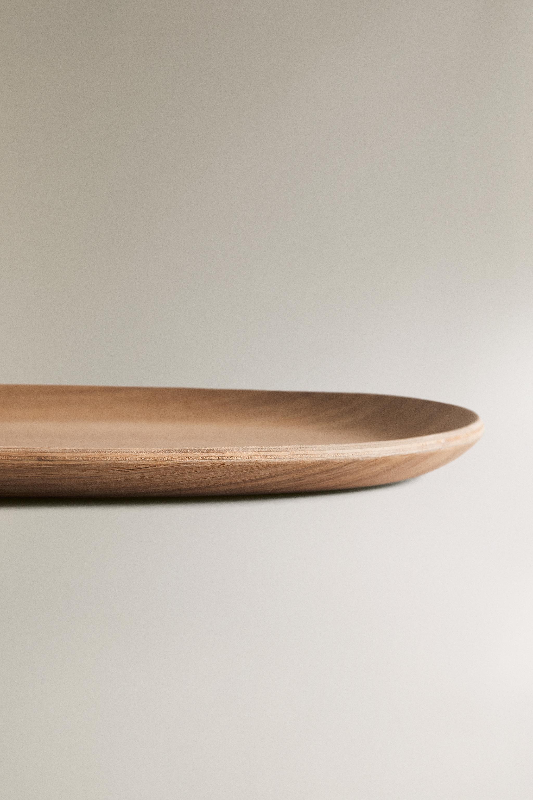OVAL WOODEN TRAY