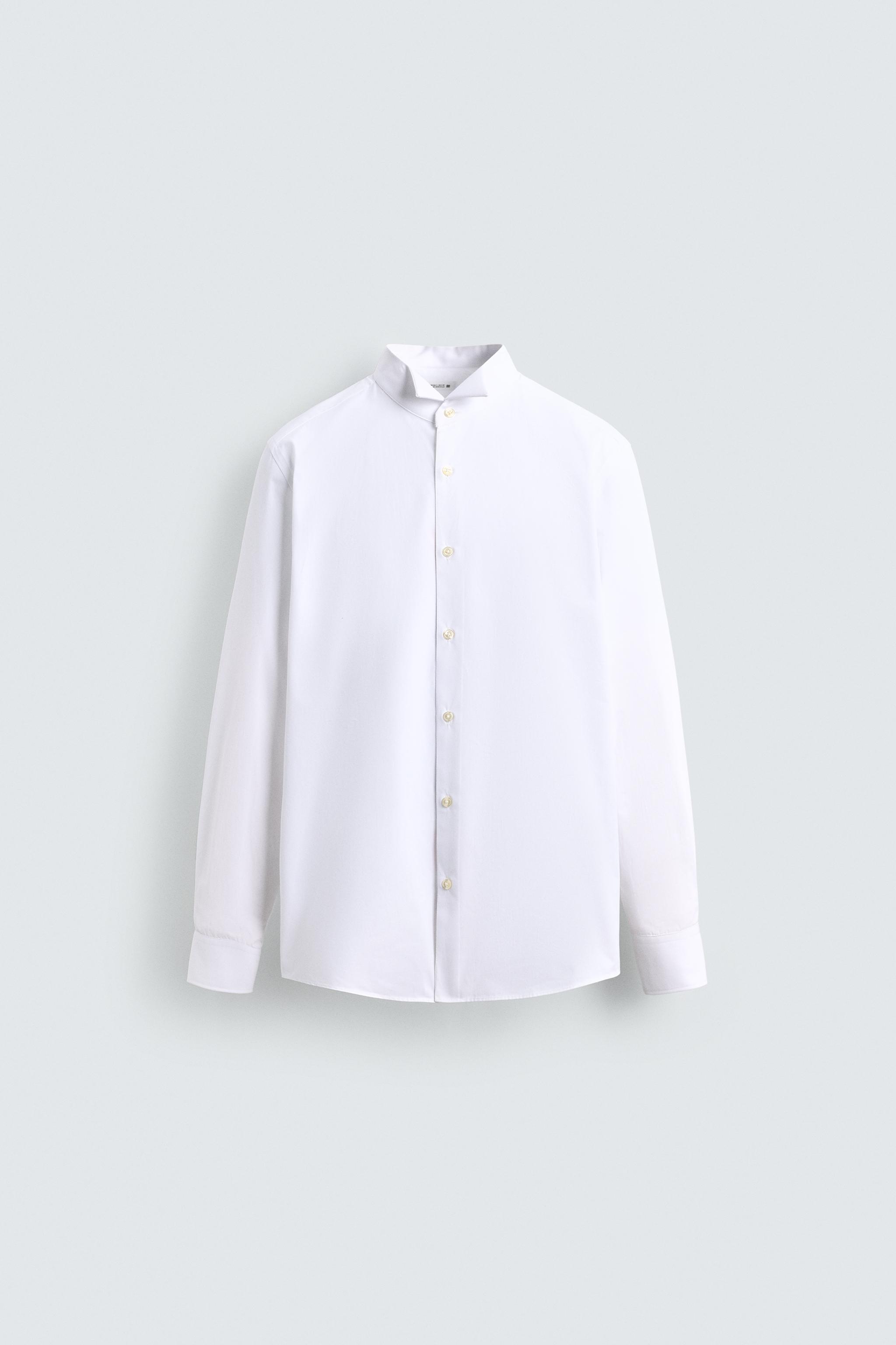TUXEDO COLLAR SHIRT