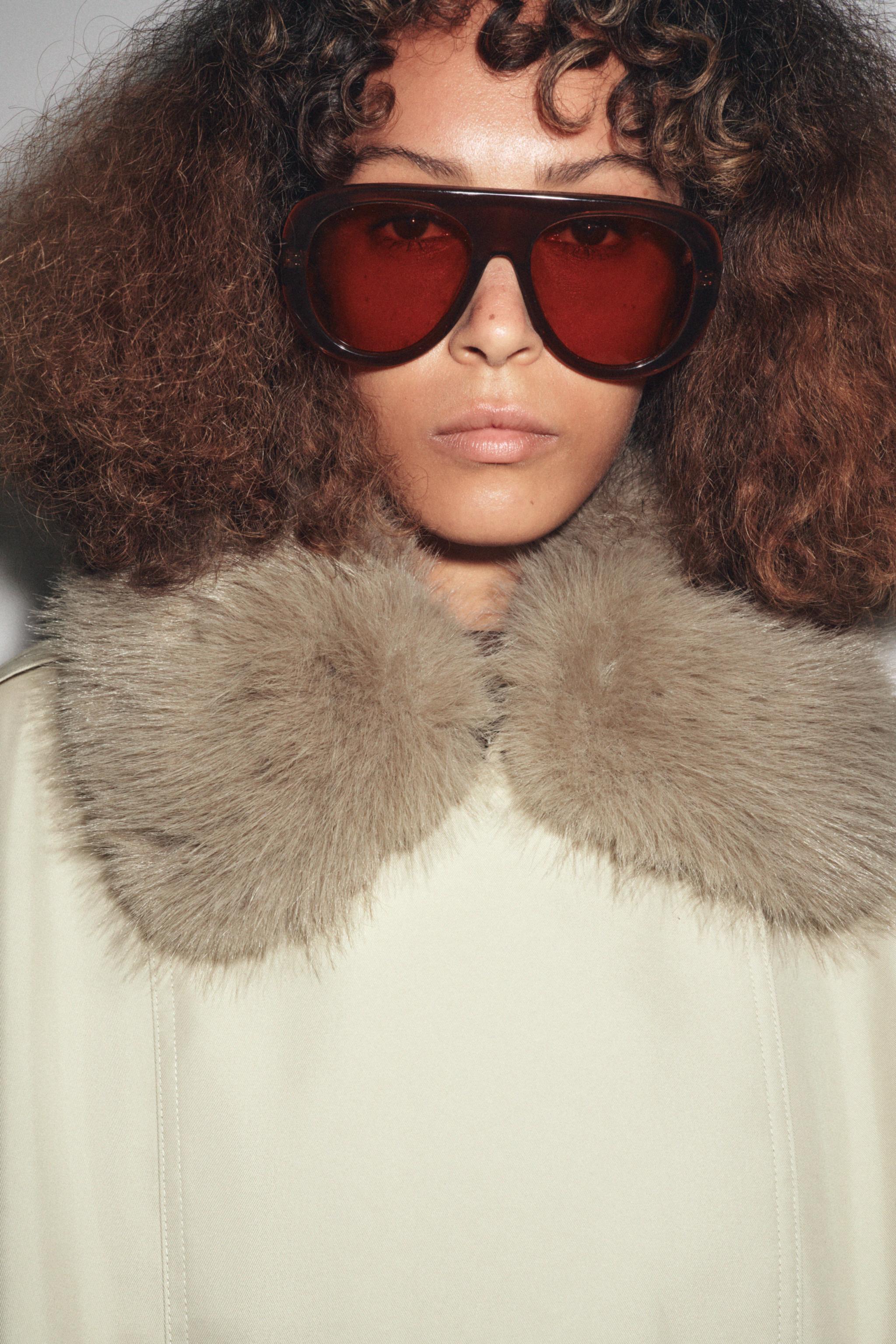 ZW COLLECTION WATER REPELLENT SHORT TRENCH COAT