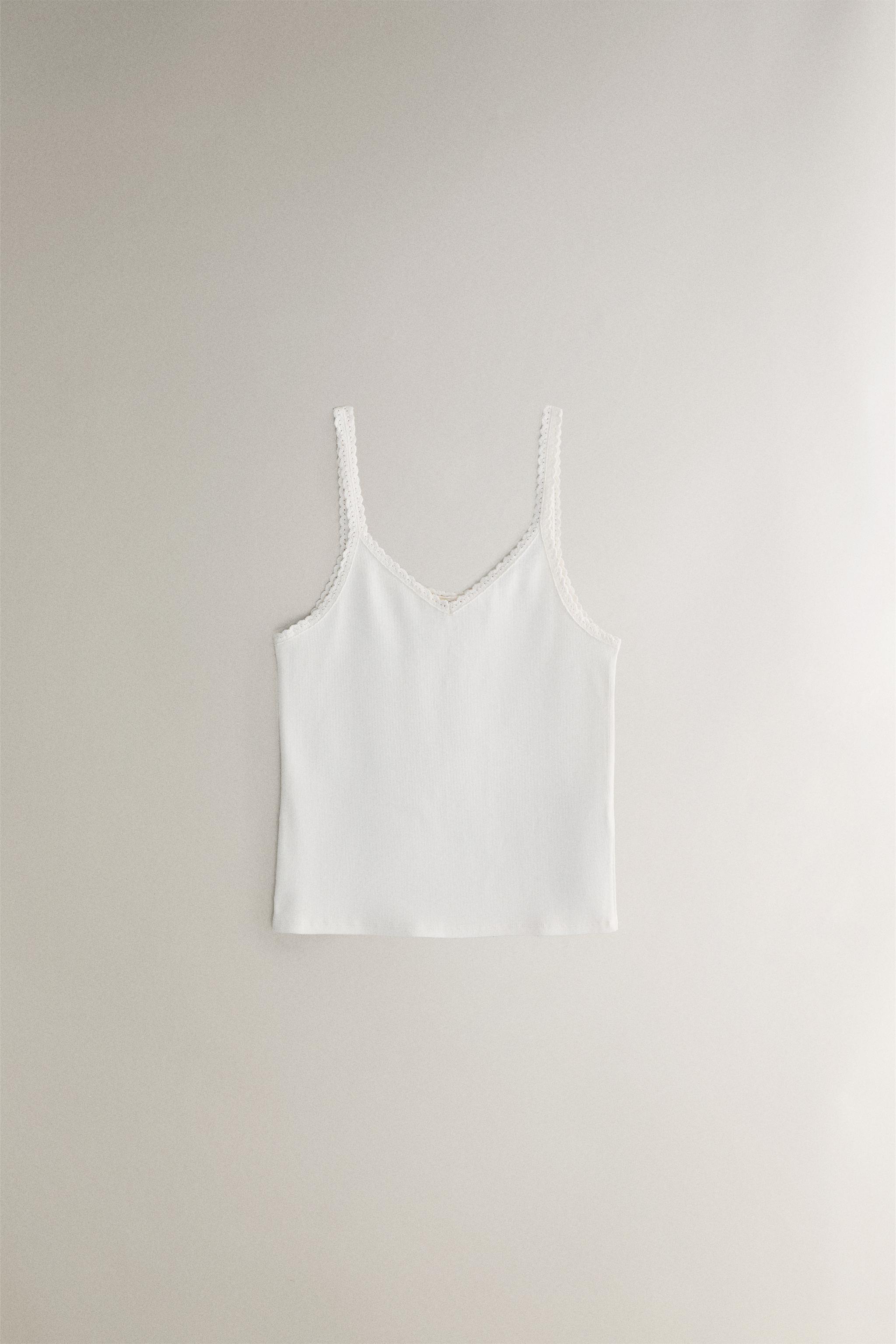 TOP WITH CROCHET DETAIL