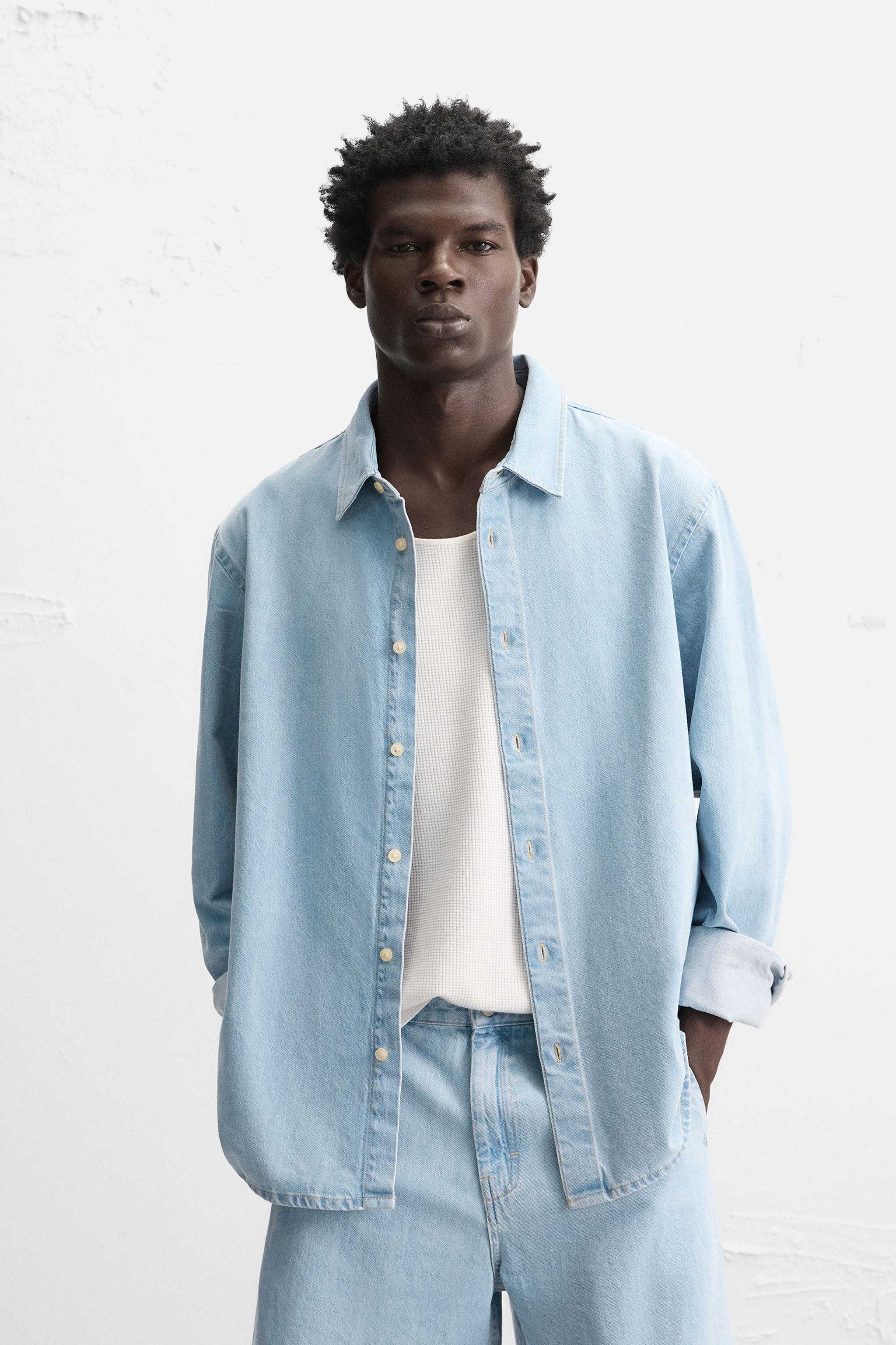 REGULAR FIT DENIM SHIRT