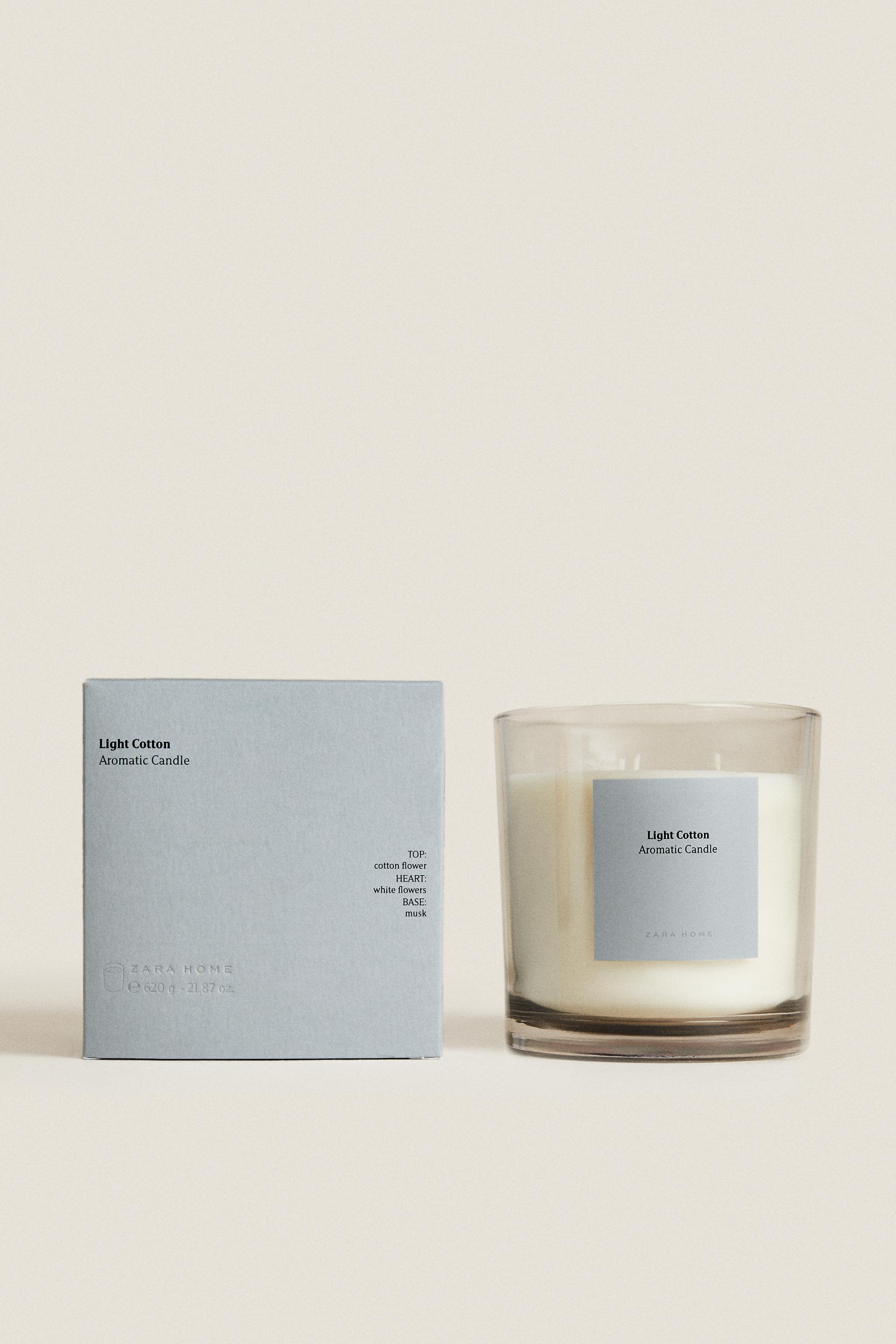 (620 G) LIGHT COTTON SCENTED CANDLE