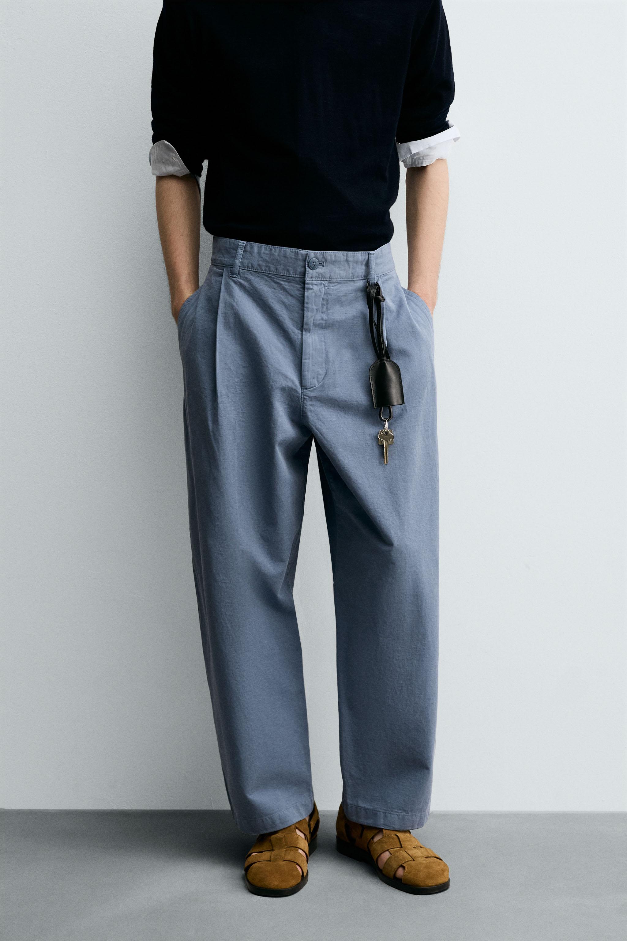 PLEATED BALLOON FIT PANTS