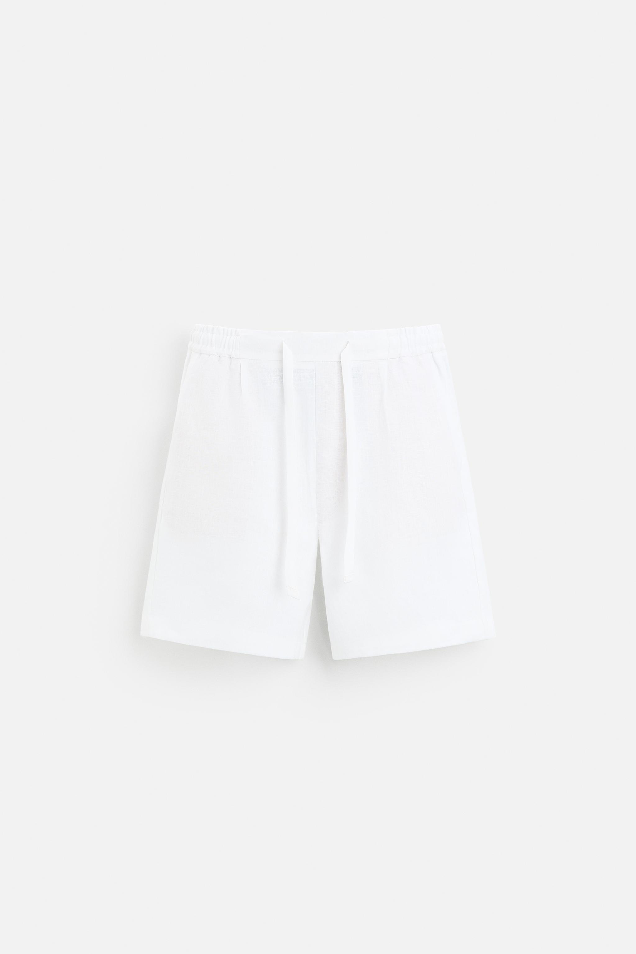 100% LINEN SHORTS
