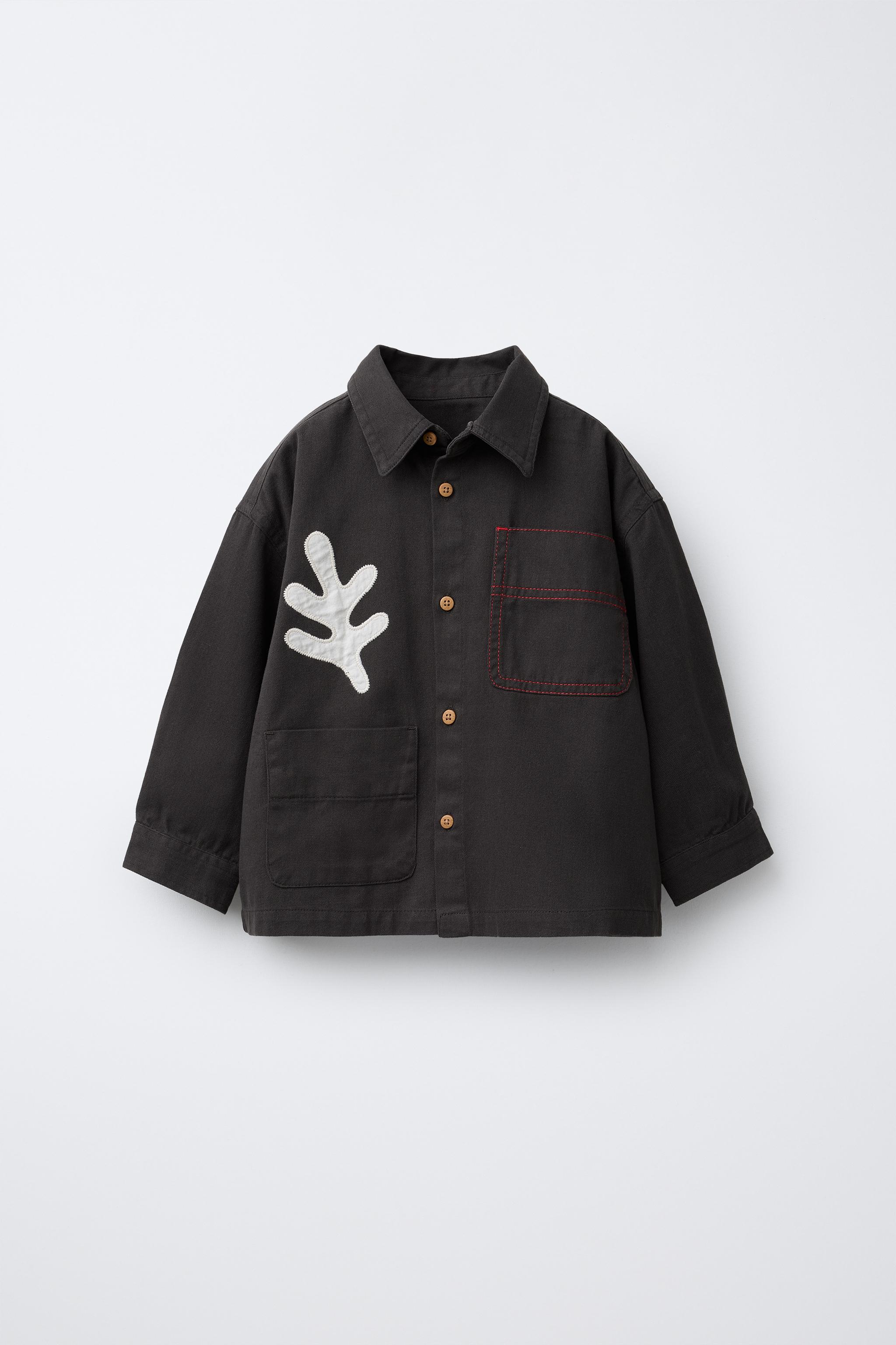 LEAF PATCH OVERSHIRT