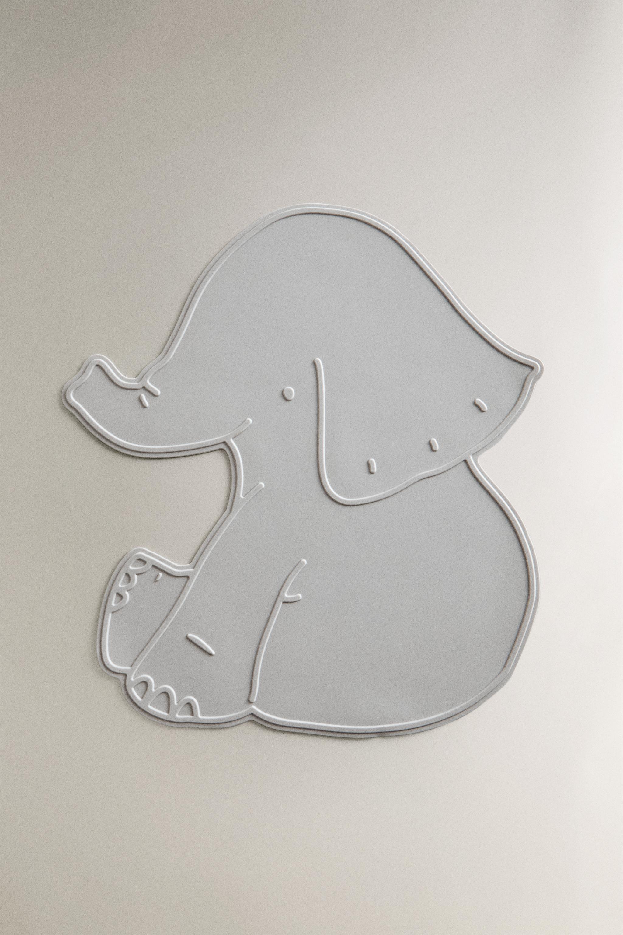 CHILDREN'S SILICONE ELEPHANT PLACEMAT