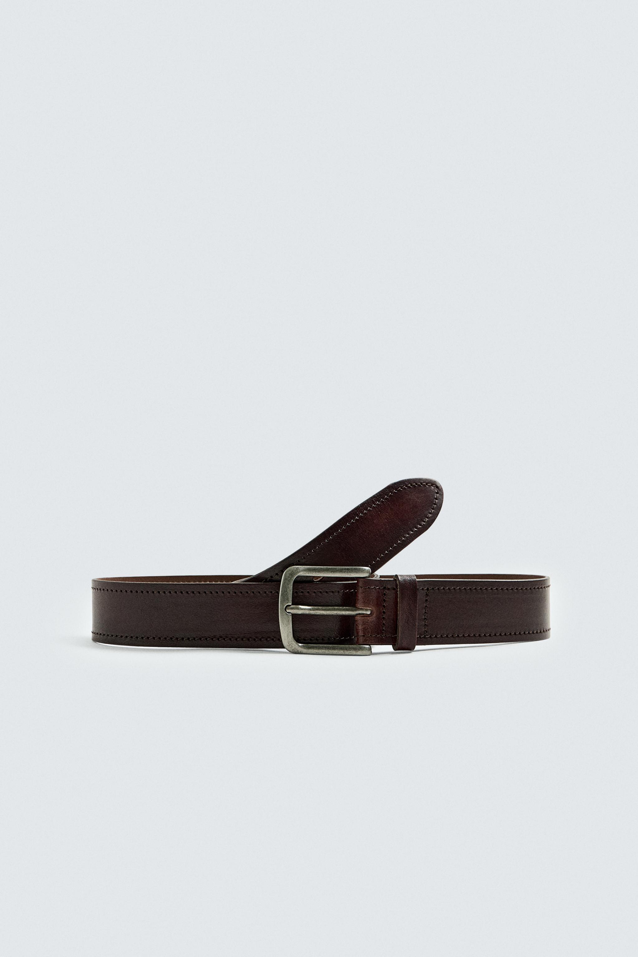 WIDE LEATHER BELT