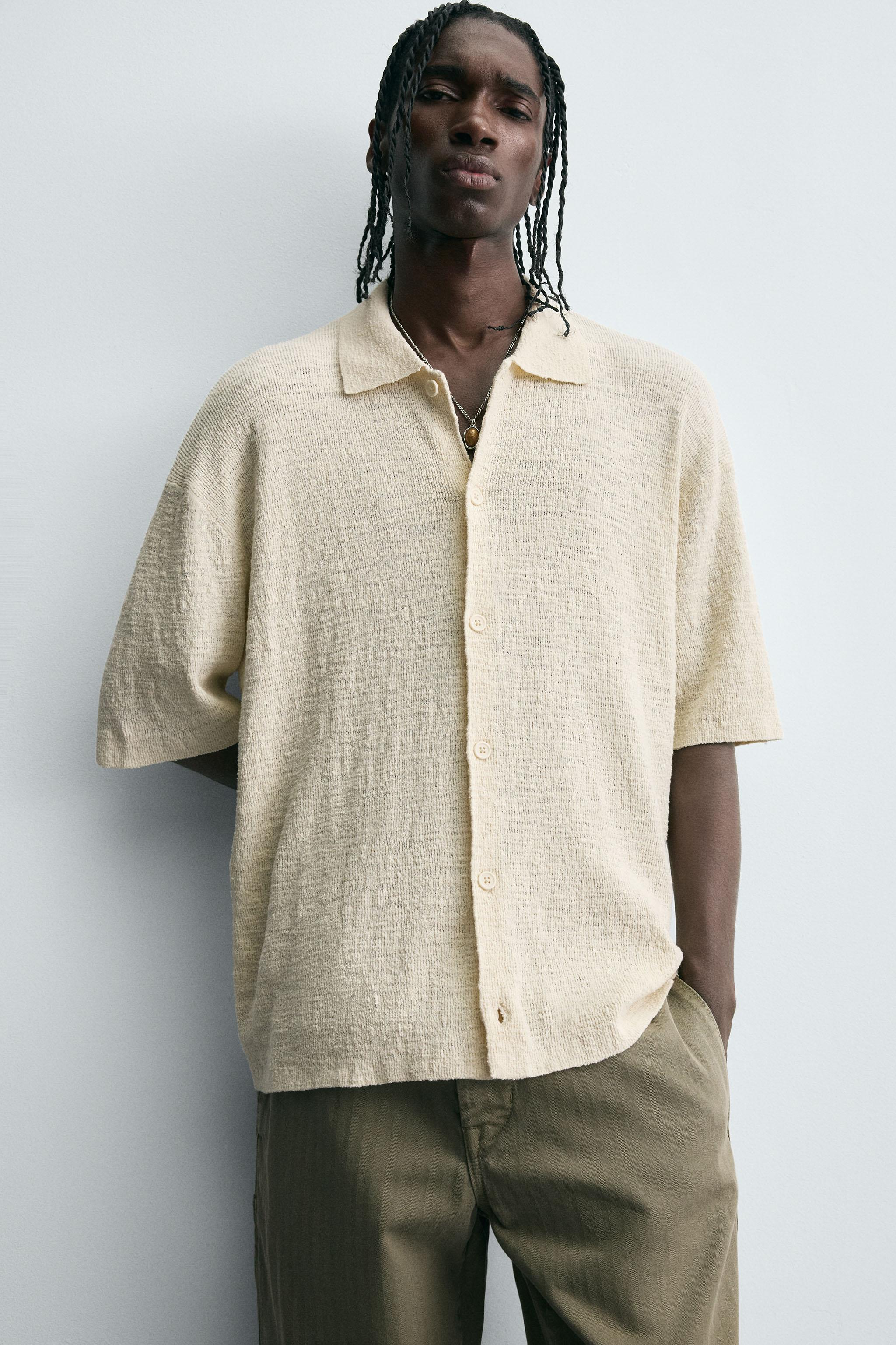 IRREGULAR KNIT SHIRT