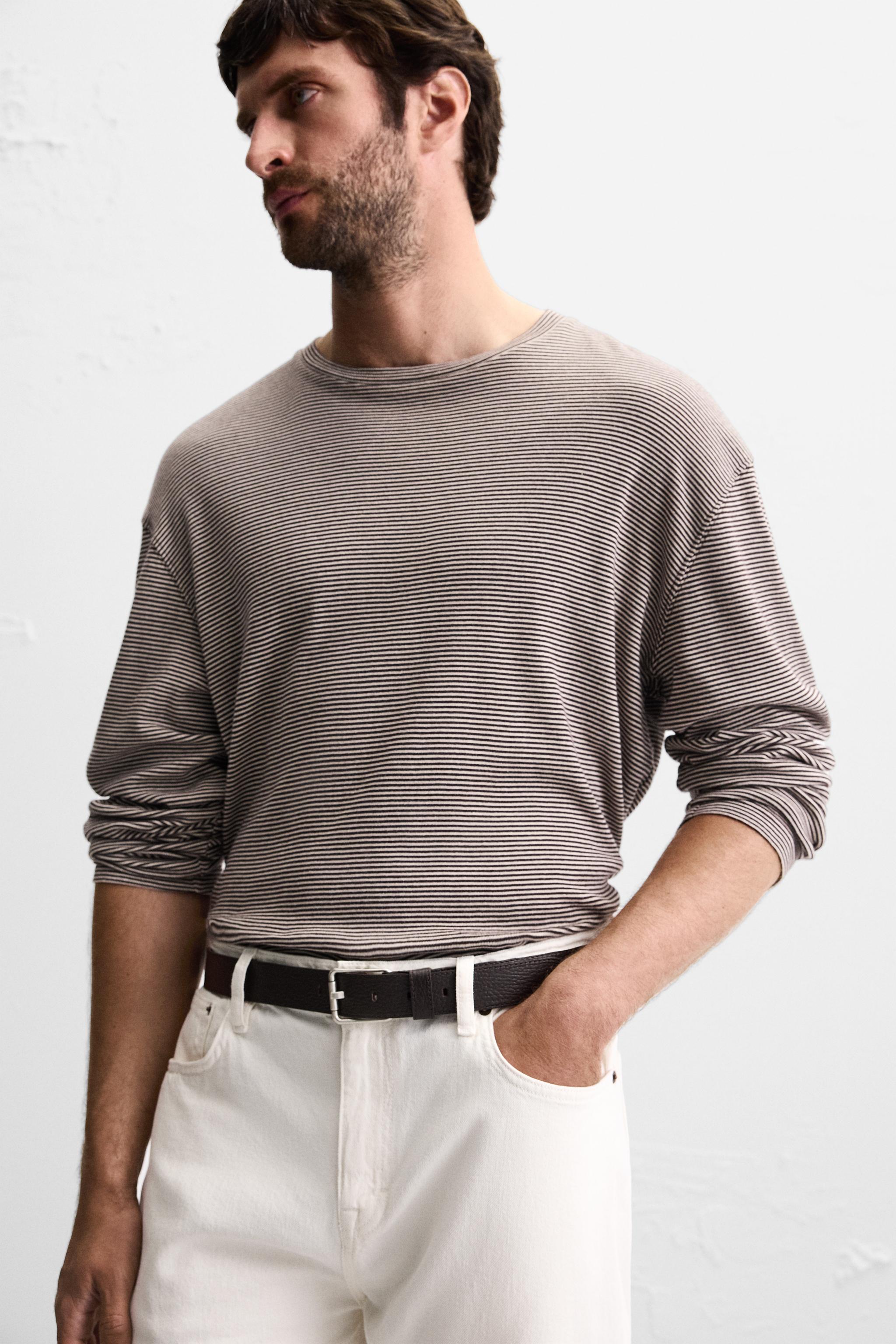 TOPSTITCH LEATHER BELT