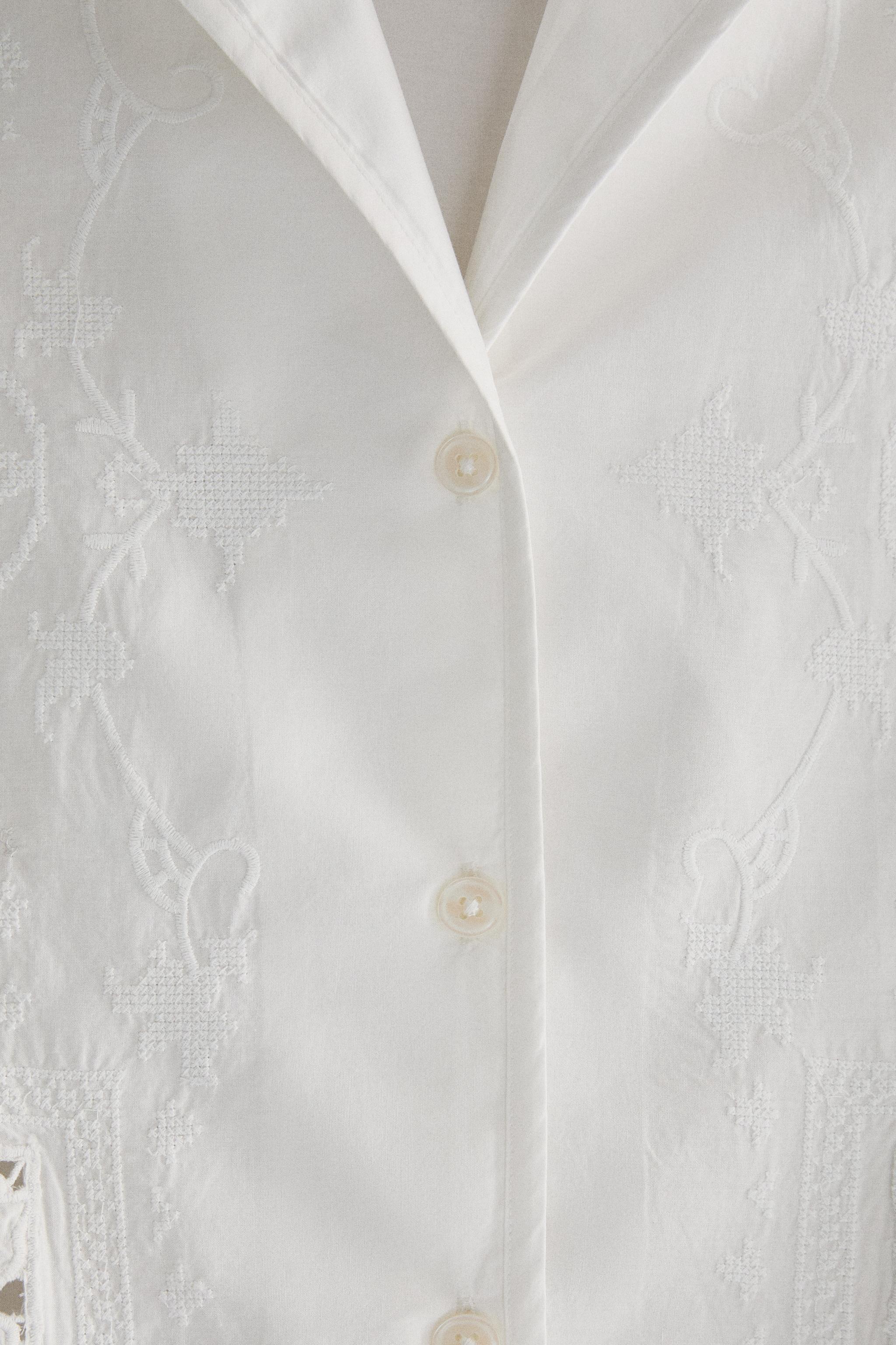 EMBROIDERED COTTON SHIRT