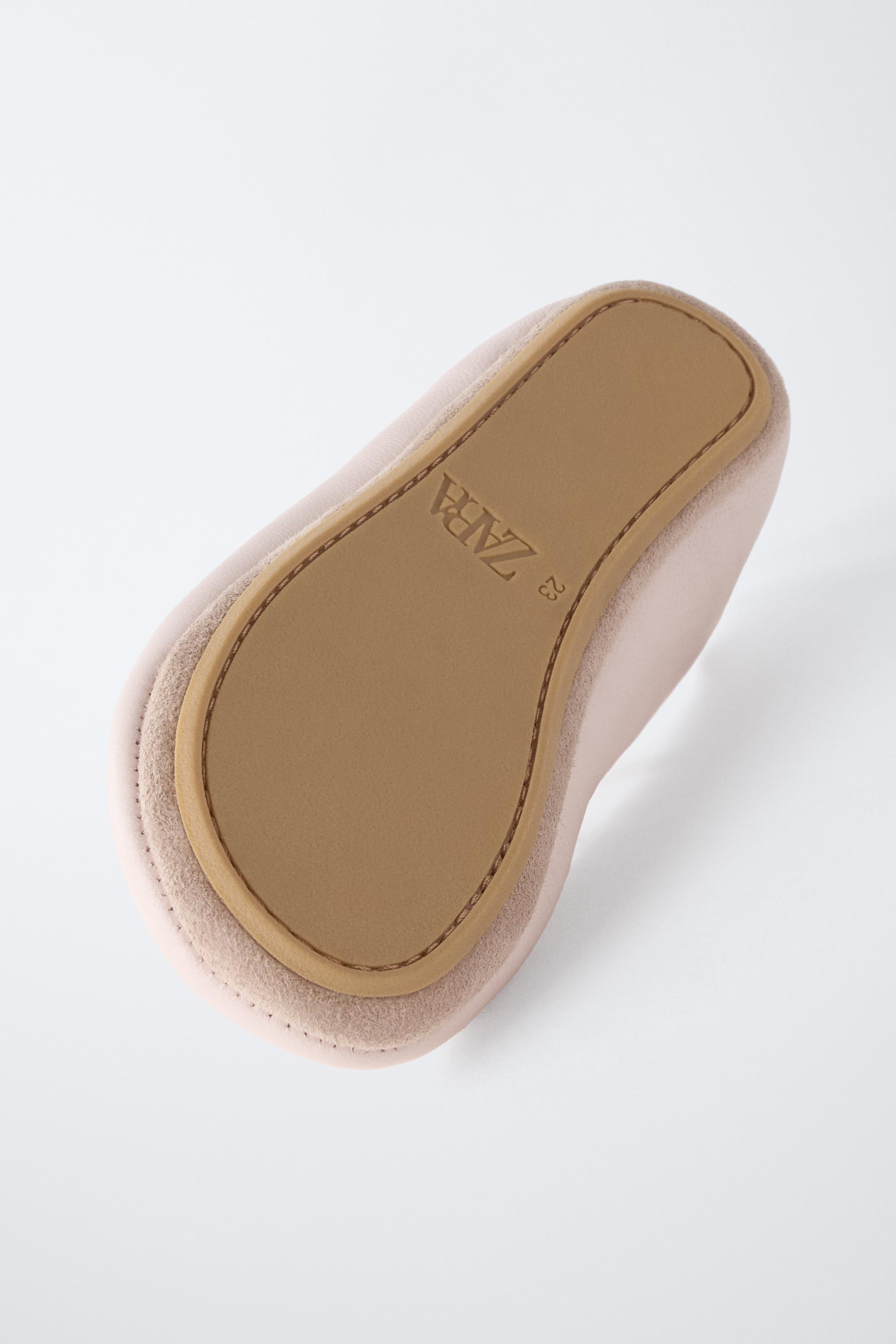 LEATHER BALLET FLATS