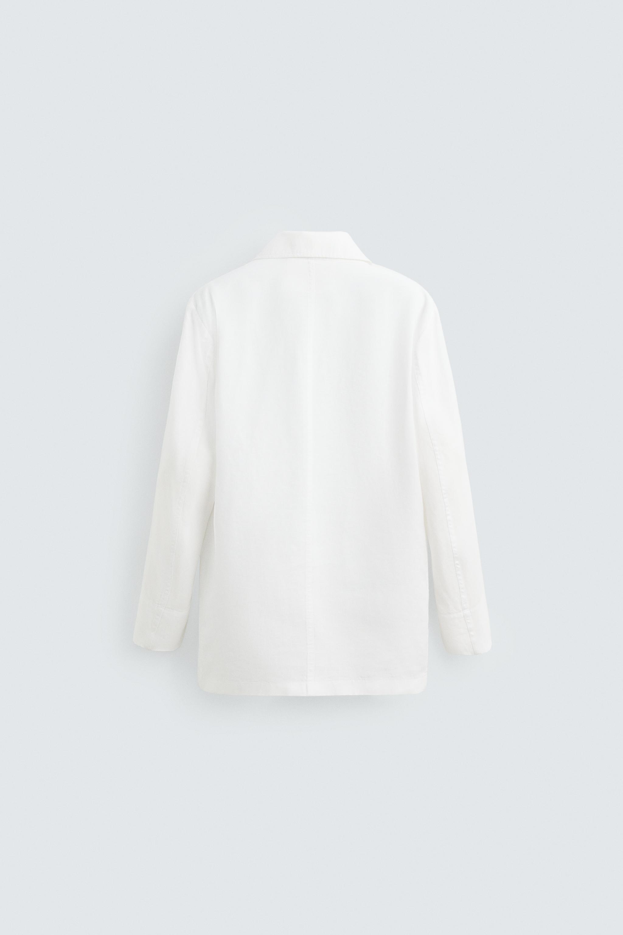 RELAXED FIT LINEN BLAZER