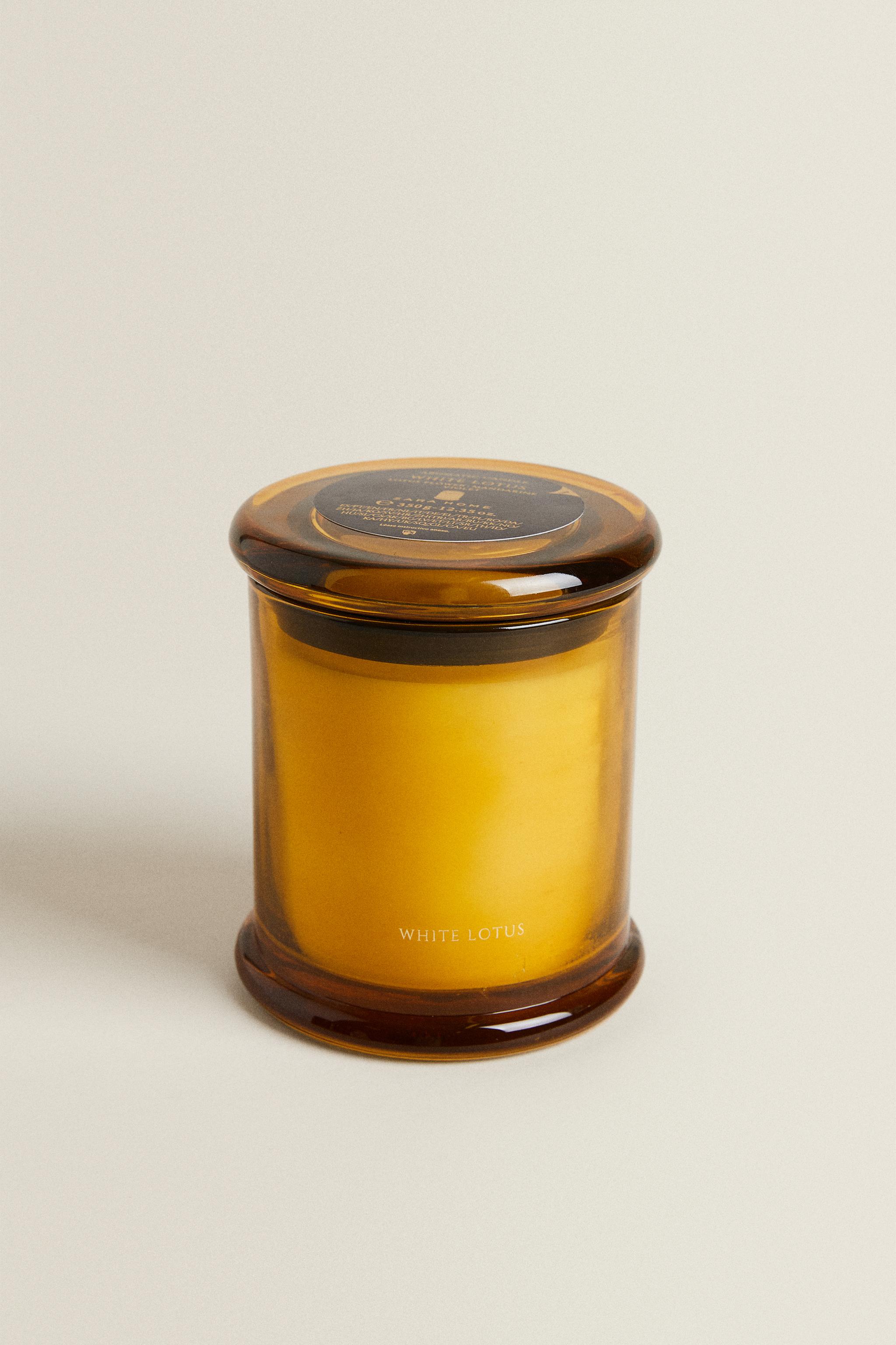 (350 G) WHITE LOTUS SCENTED CANDLE