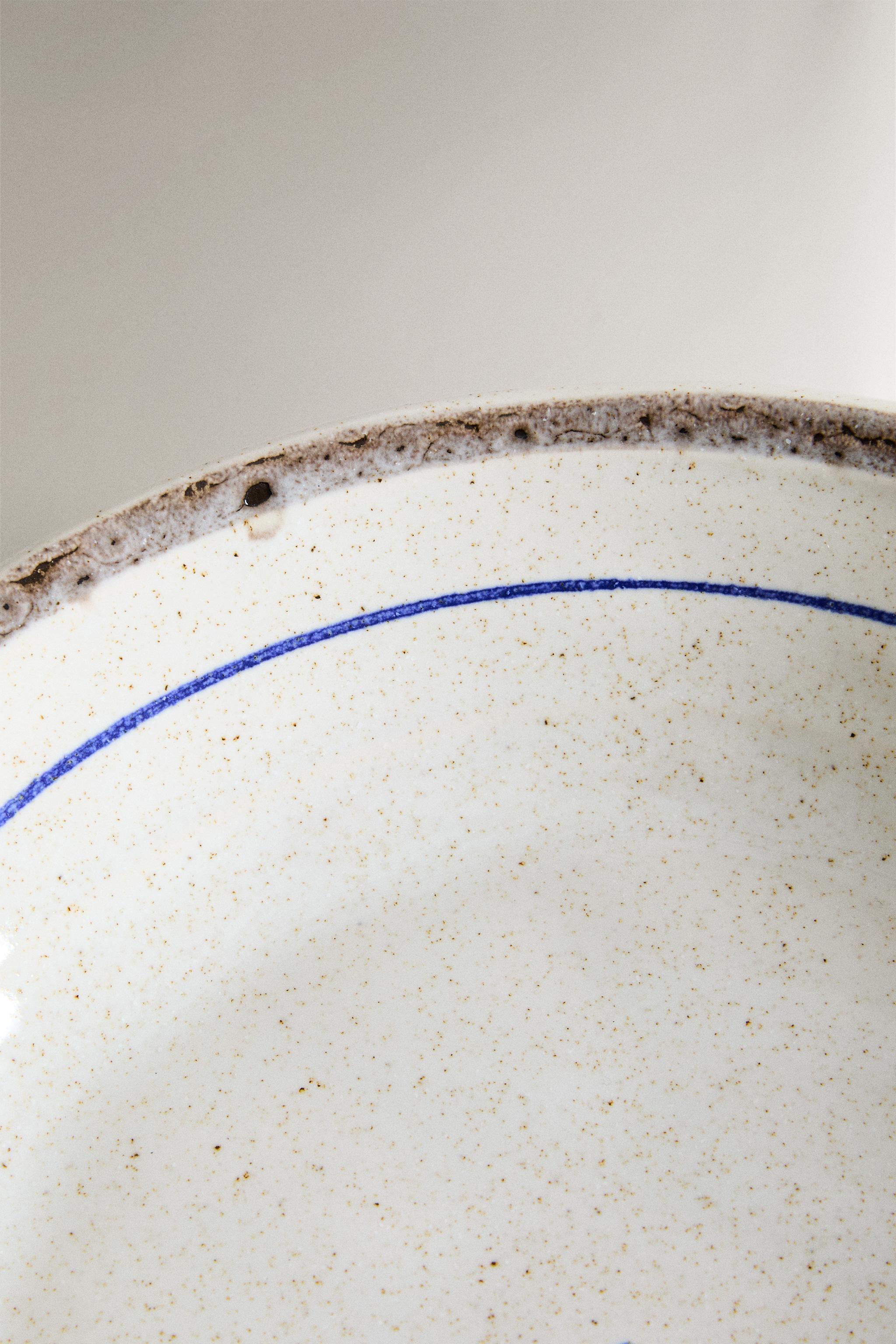 STONEWARE FISH SOUP PLATE