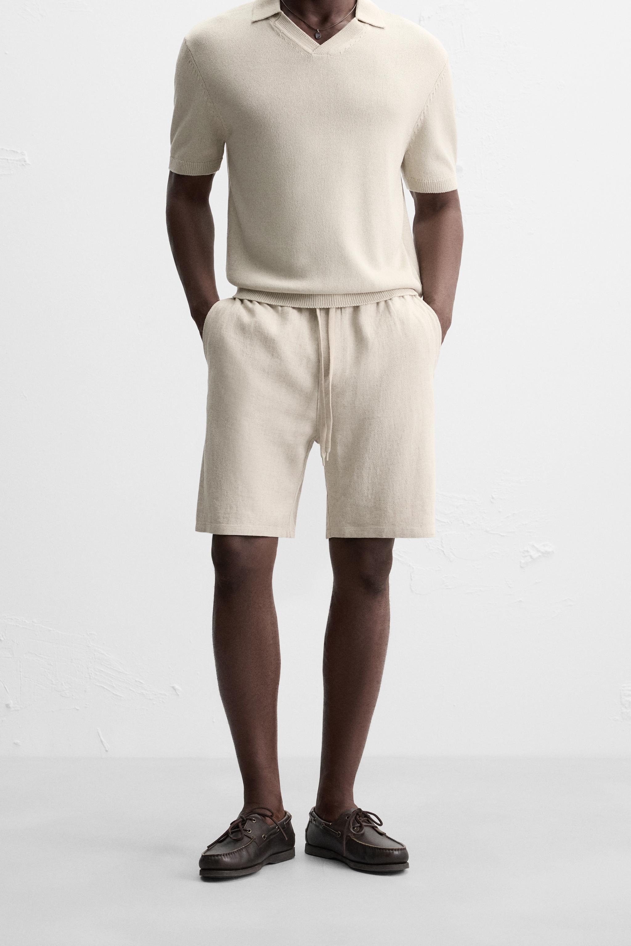 SHORTS WITH LINEN
