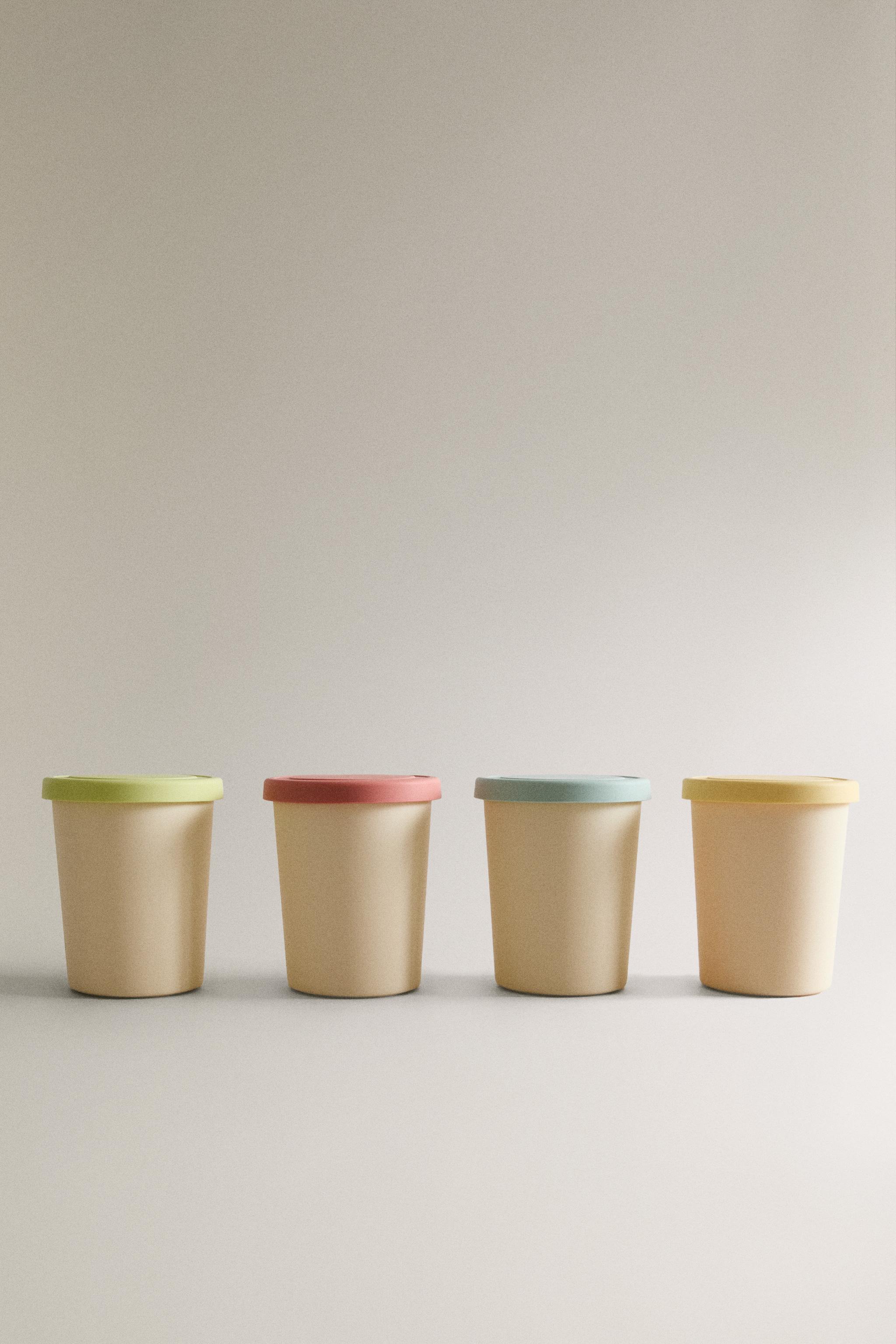 SET OF SILICONE ICE CREAM CONTAINERS (SET OF 4)