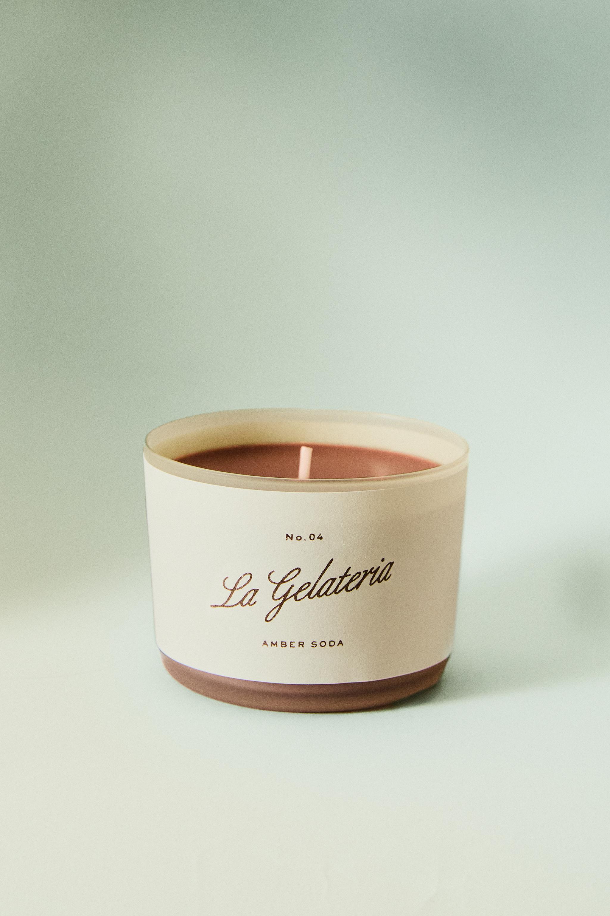 (150 G) AMBER SODA SCENTED CANDLE