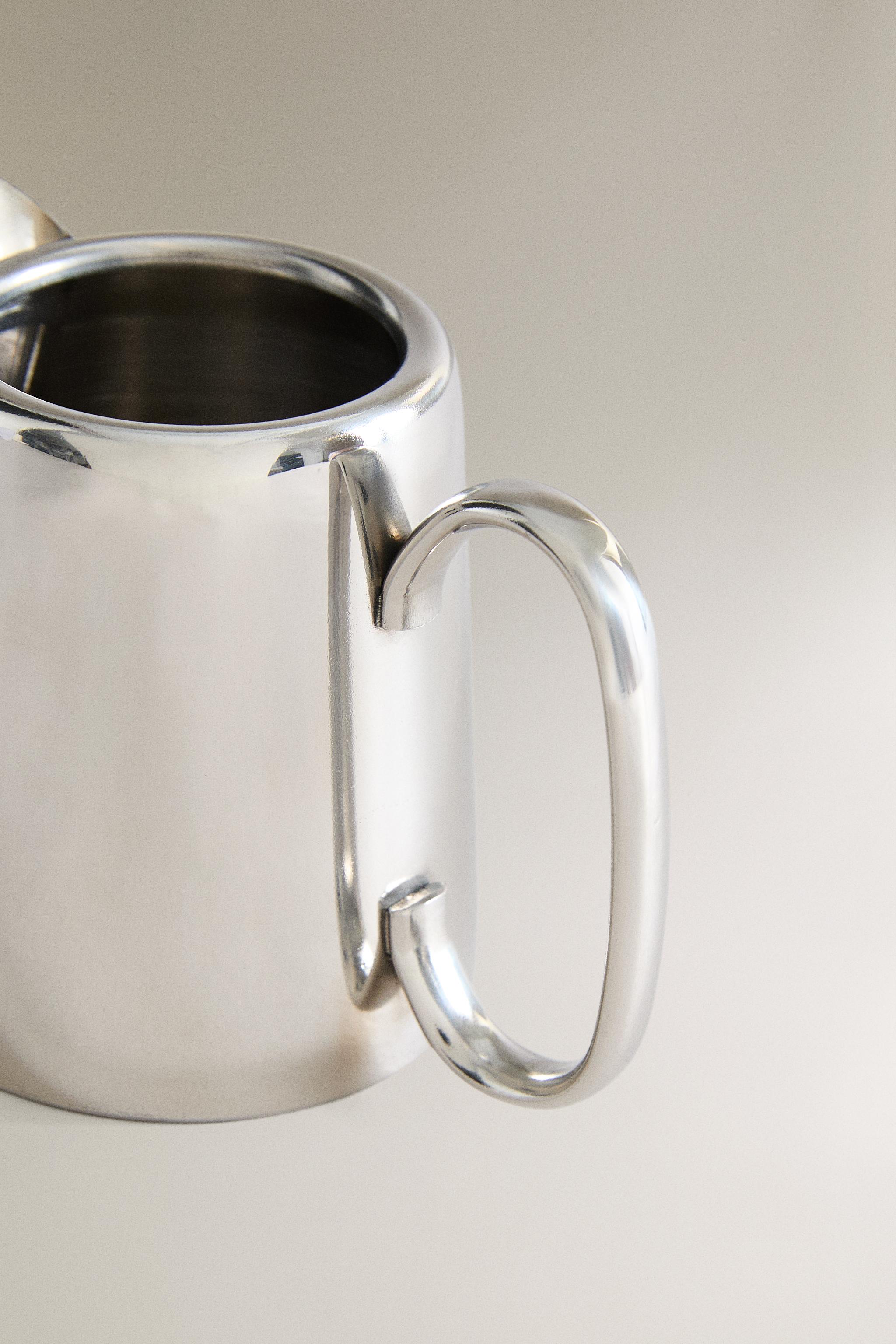 METAL MILK PITCHER SHINY