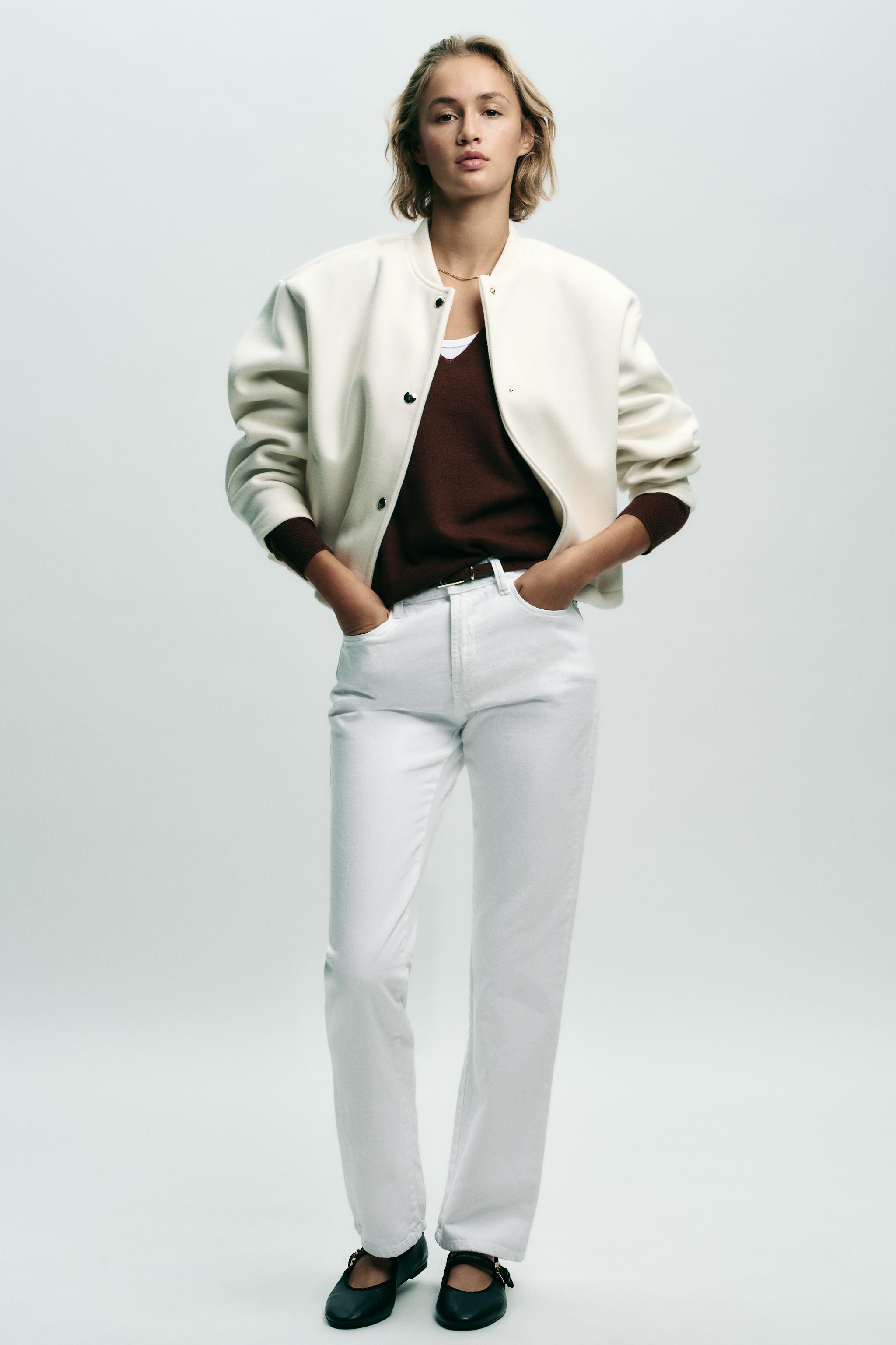 SOFT BOMBER JACKET WITH GOLDEN BUTTONS