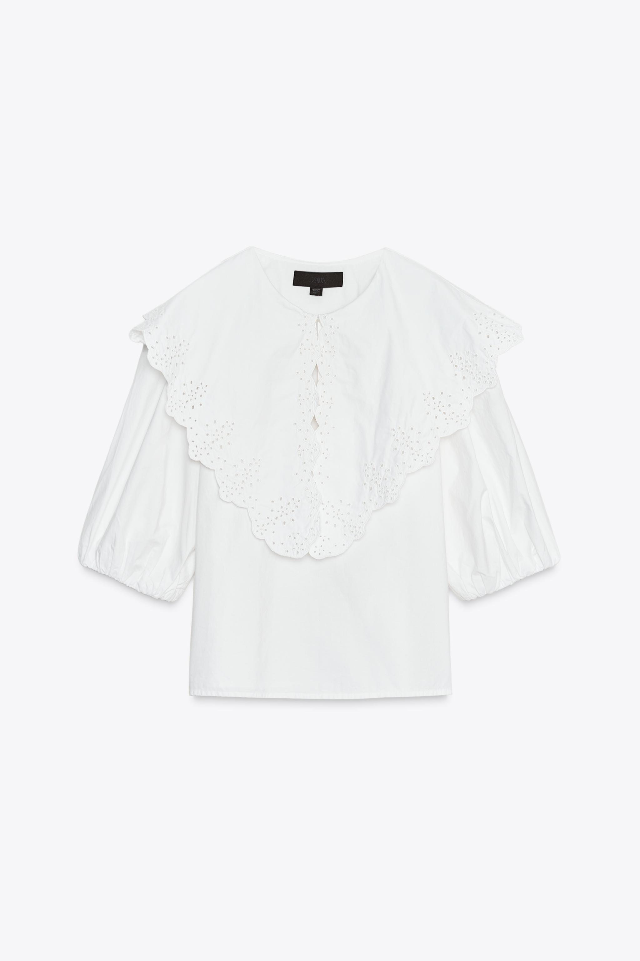 PETER PAN COLLAR POPLIN SHIRT