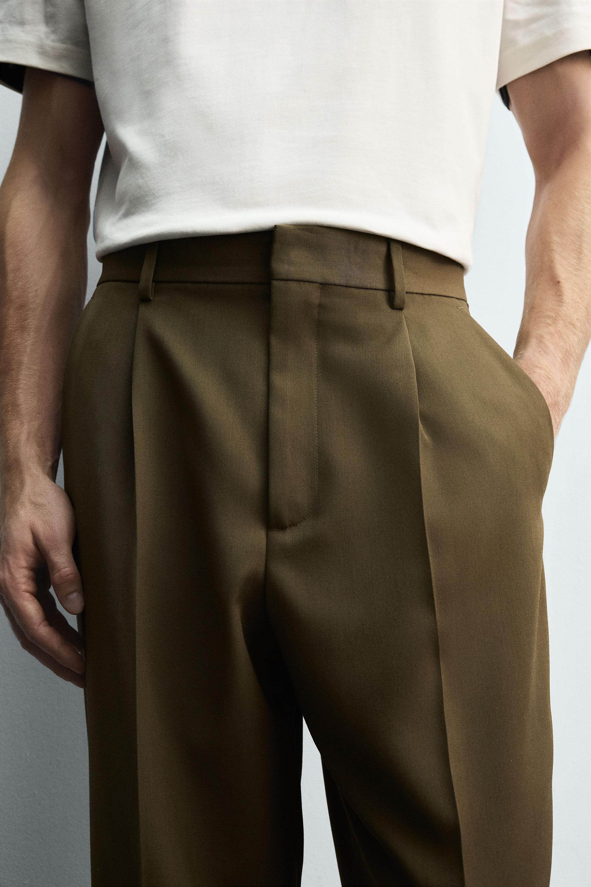 LIMITED EDITION PLEATED SUIT PANTS
