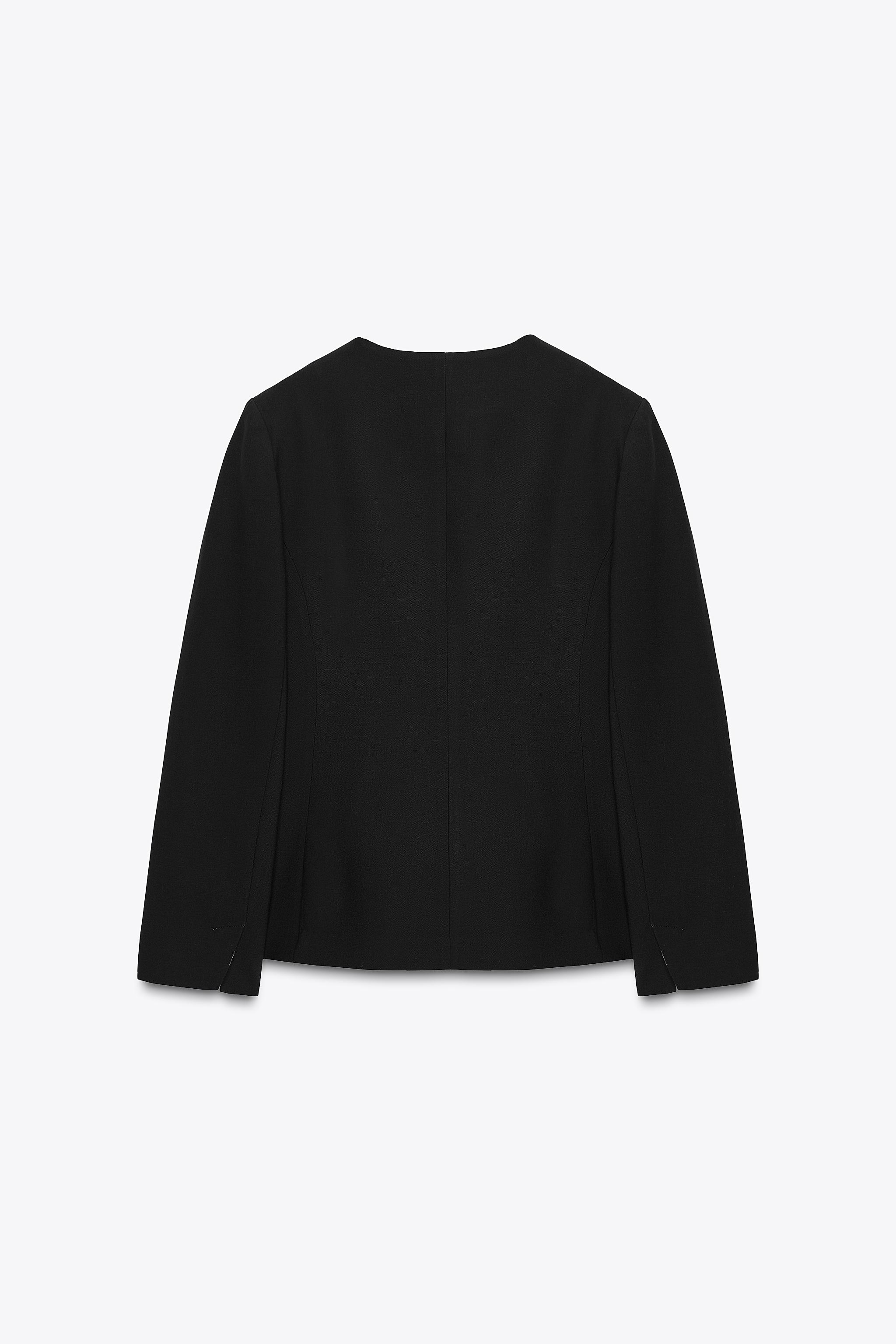TAILORED BLAZER WITH SHOULDER PADS