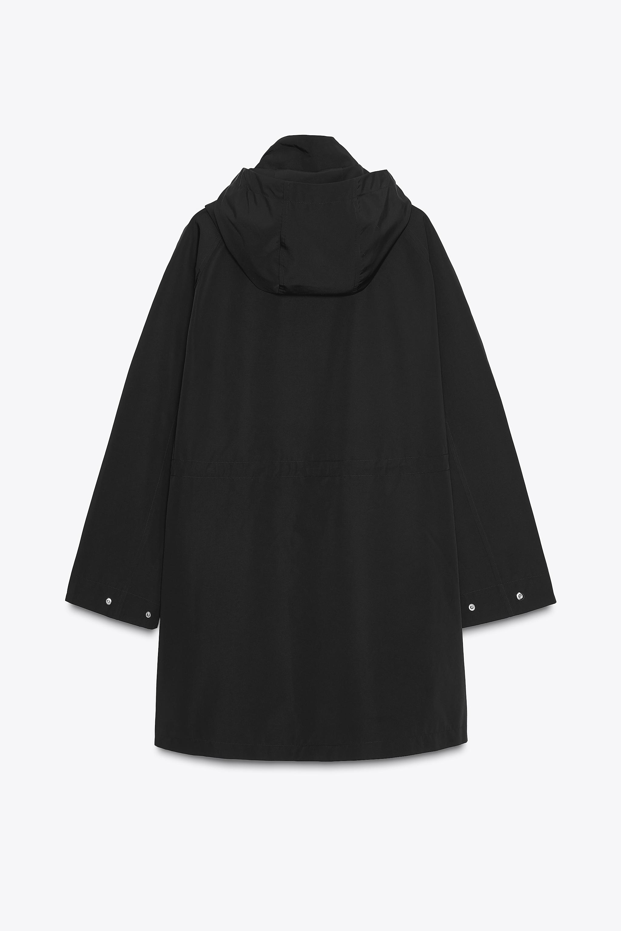 WATER REPELLENT HOODED JACKET