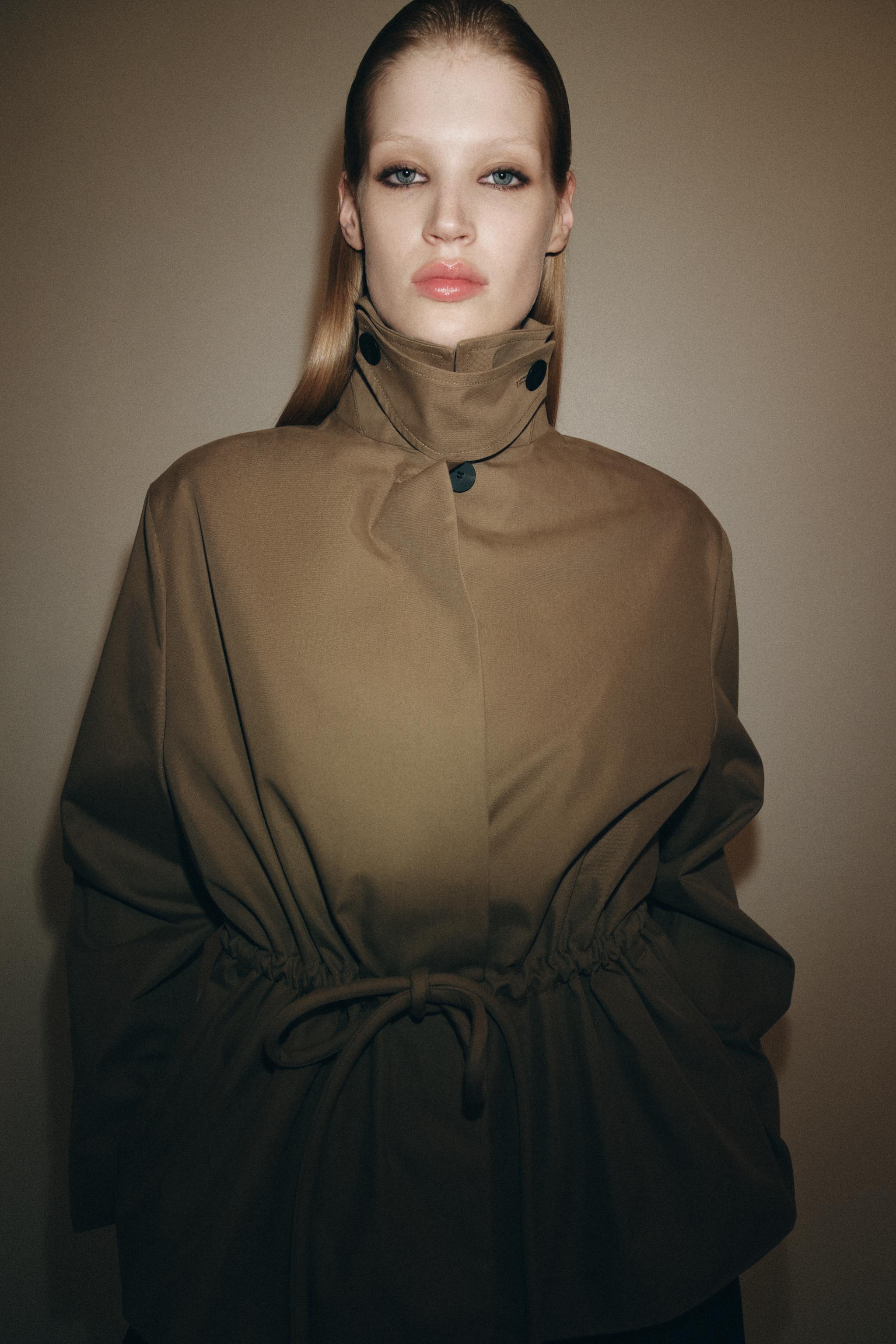 ZW COLLECTION SHORT PARKA WITH ADJUSTABLE WAIST