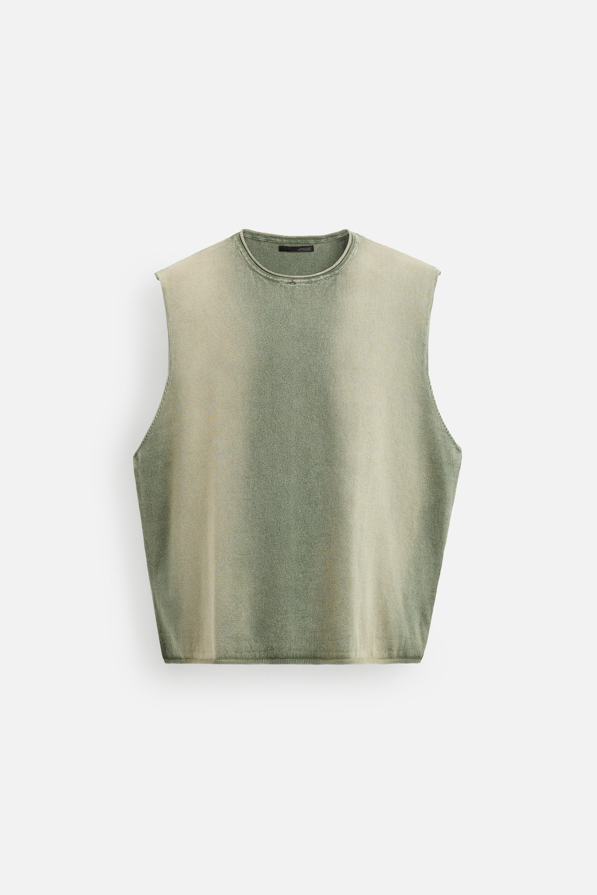 WASHED KNIT TANK TOP