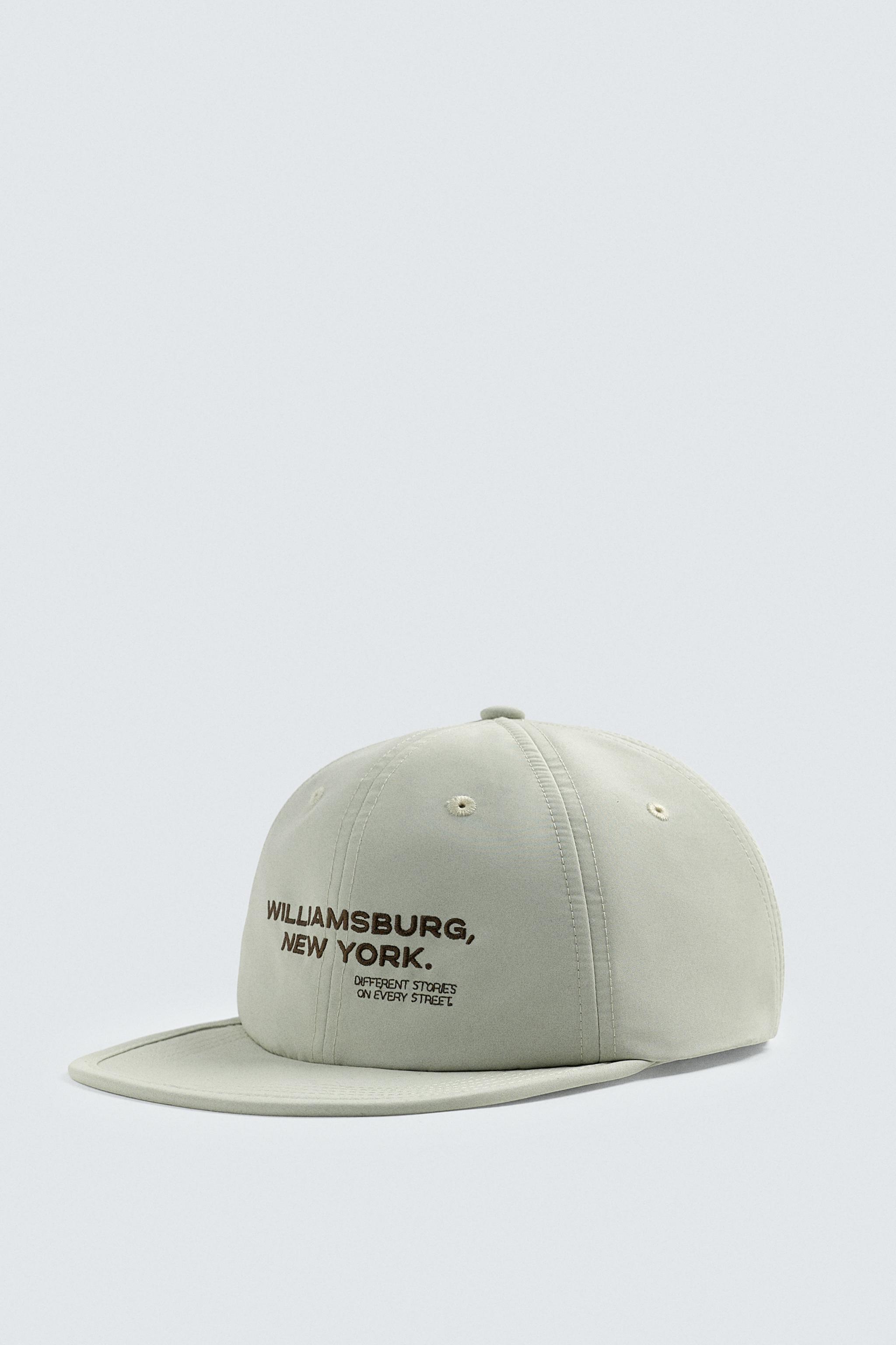 EMBROIDERED FLAT VISOR CAP