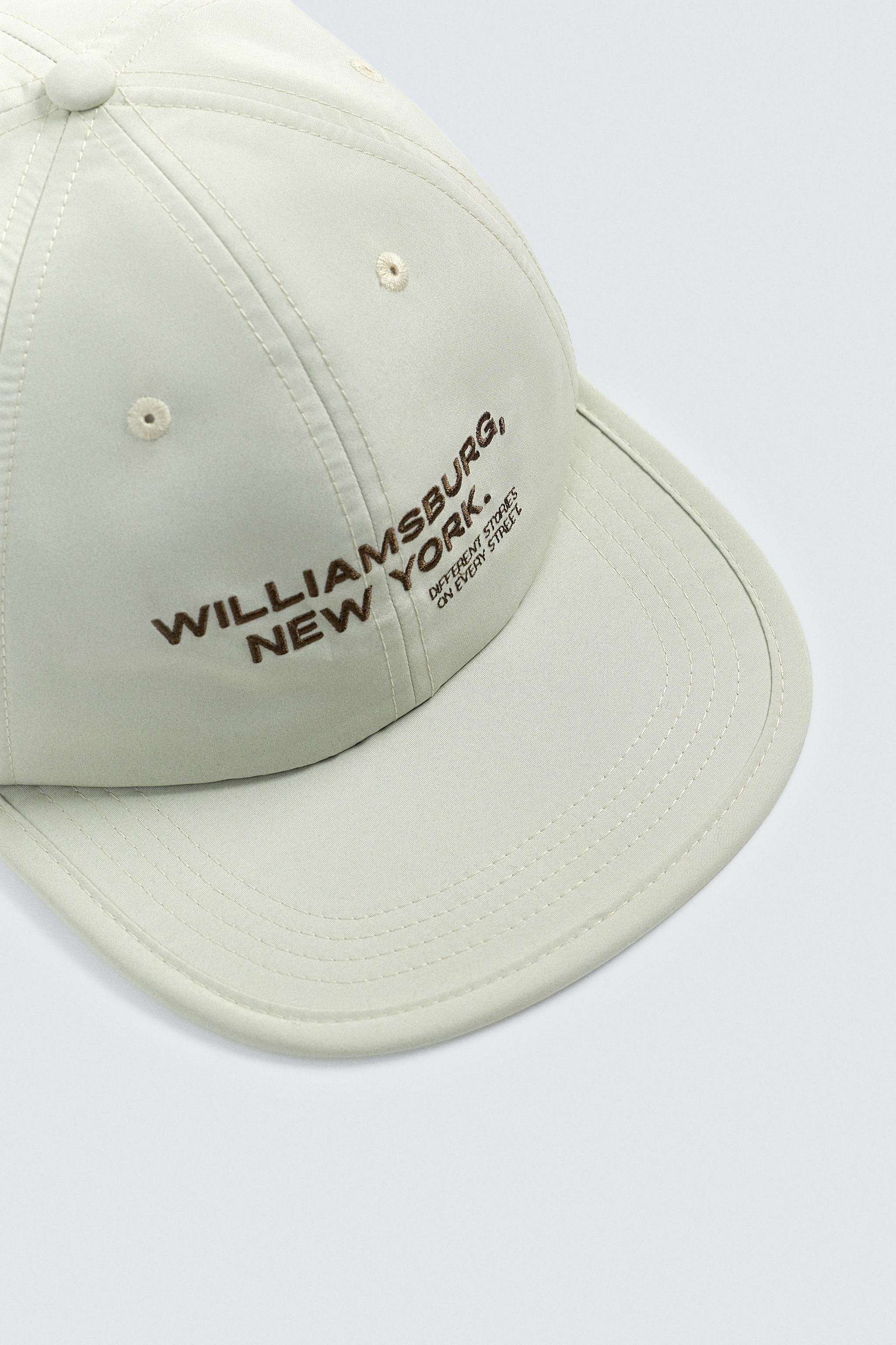 EMBROIDERED FLAT VISOR CAP