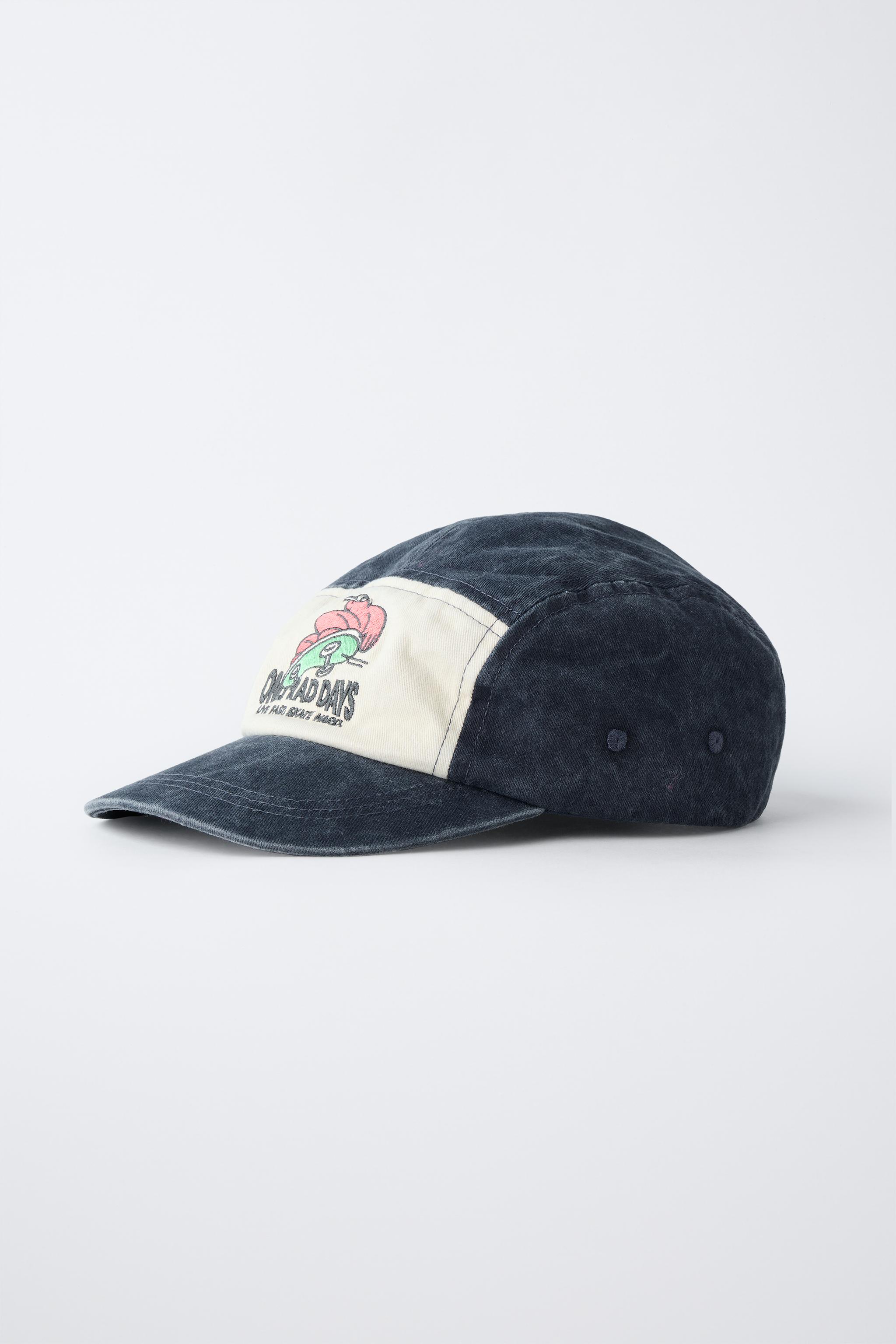 3-14 YEARS/ EMBROIDERED WASHED EFFECT CAP