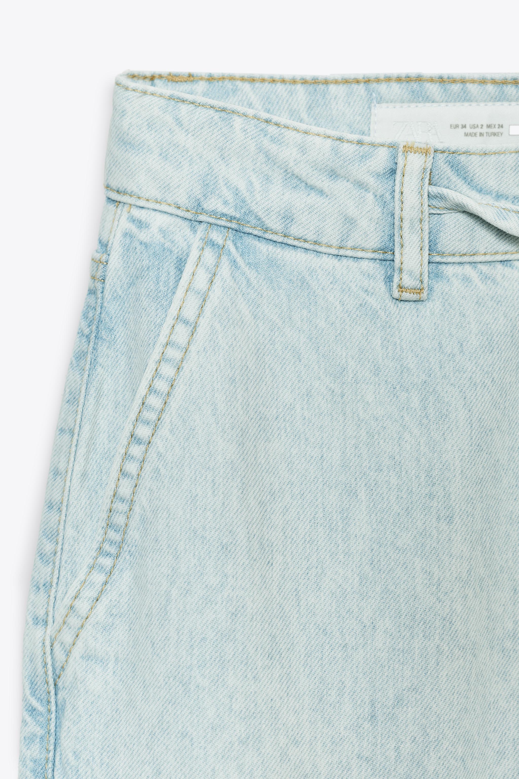 Z1975 HIGH WAIST WIDE LEG JEANS WITH LACES