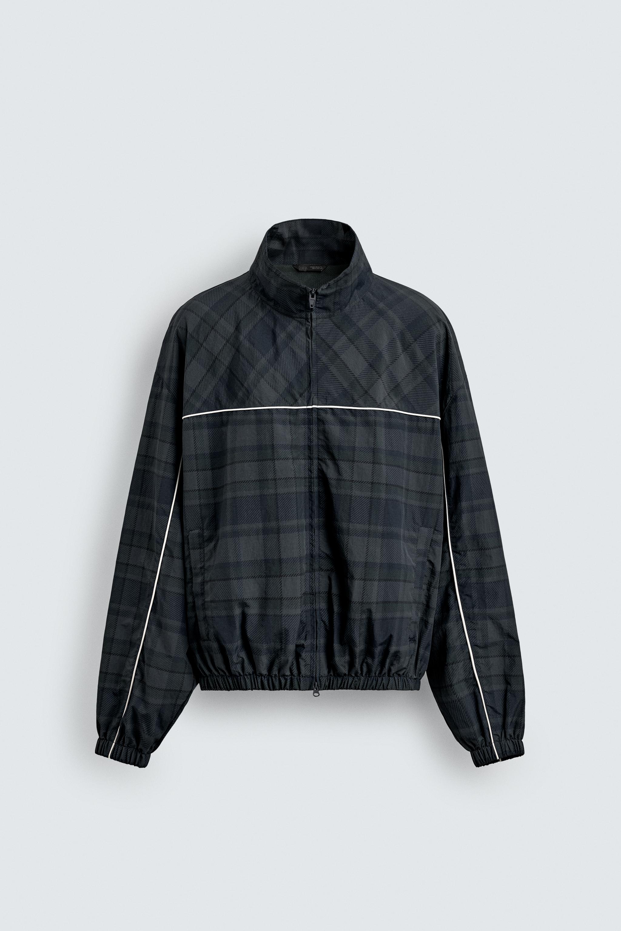 CONTRAST CHECK TECHNICAL JACKET