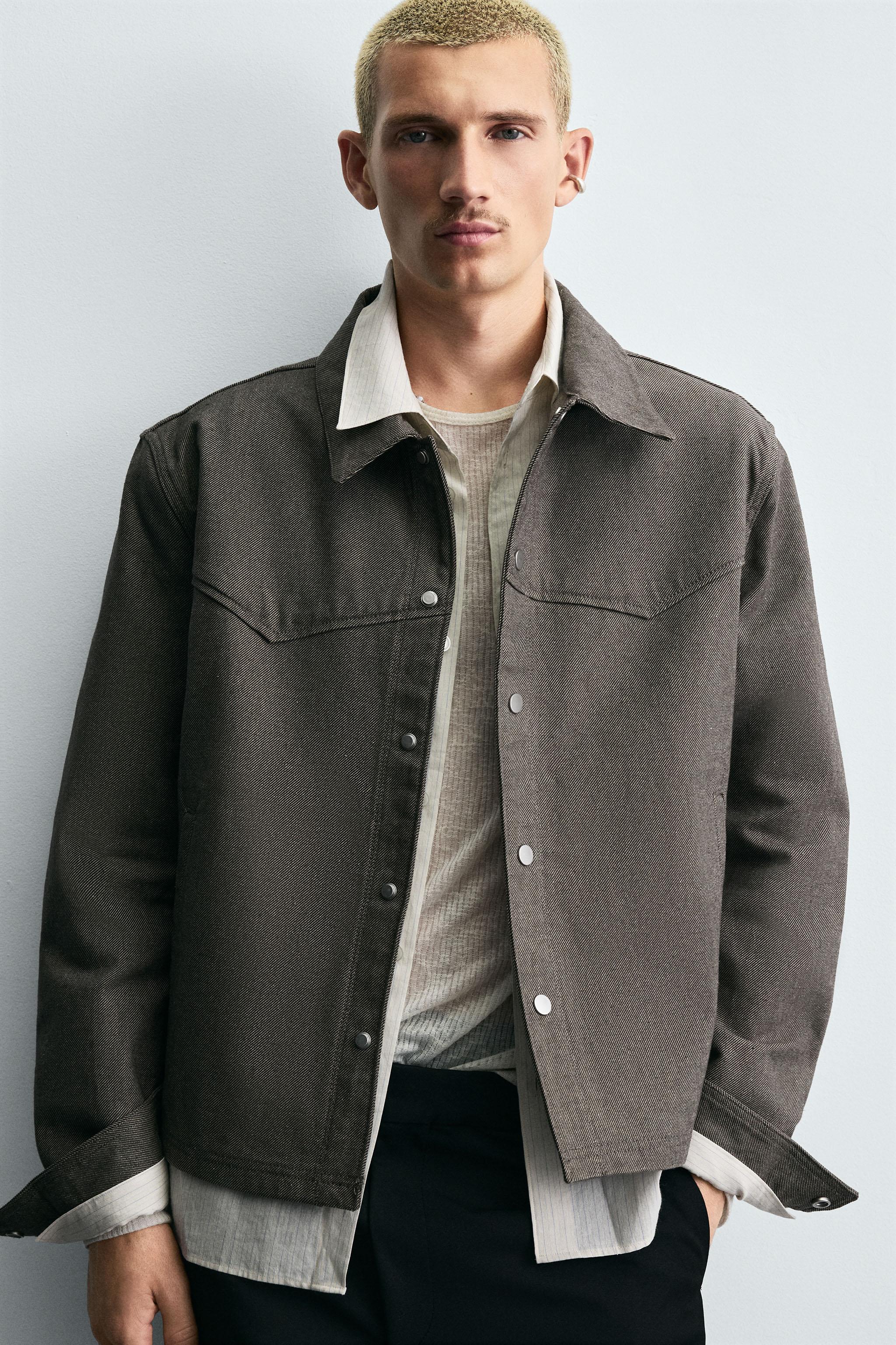 TWILL STRUCTURE OVERSHIRT