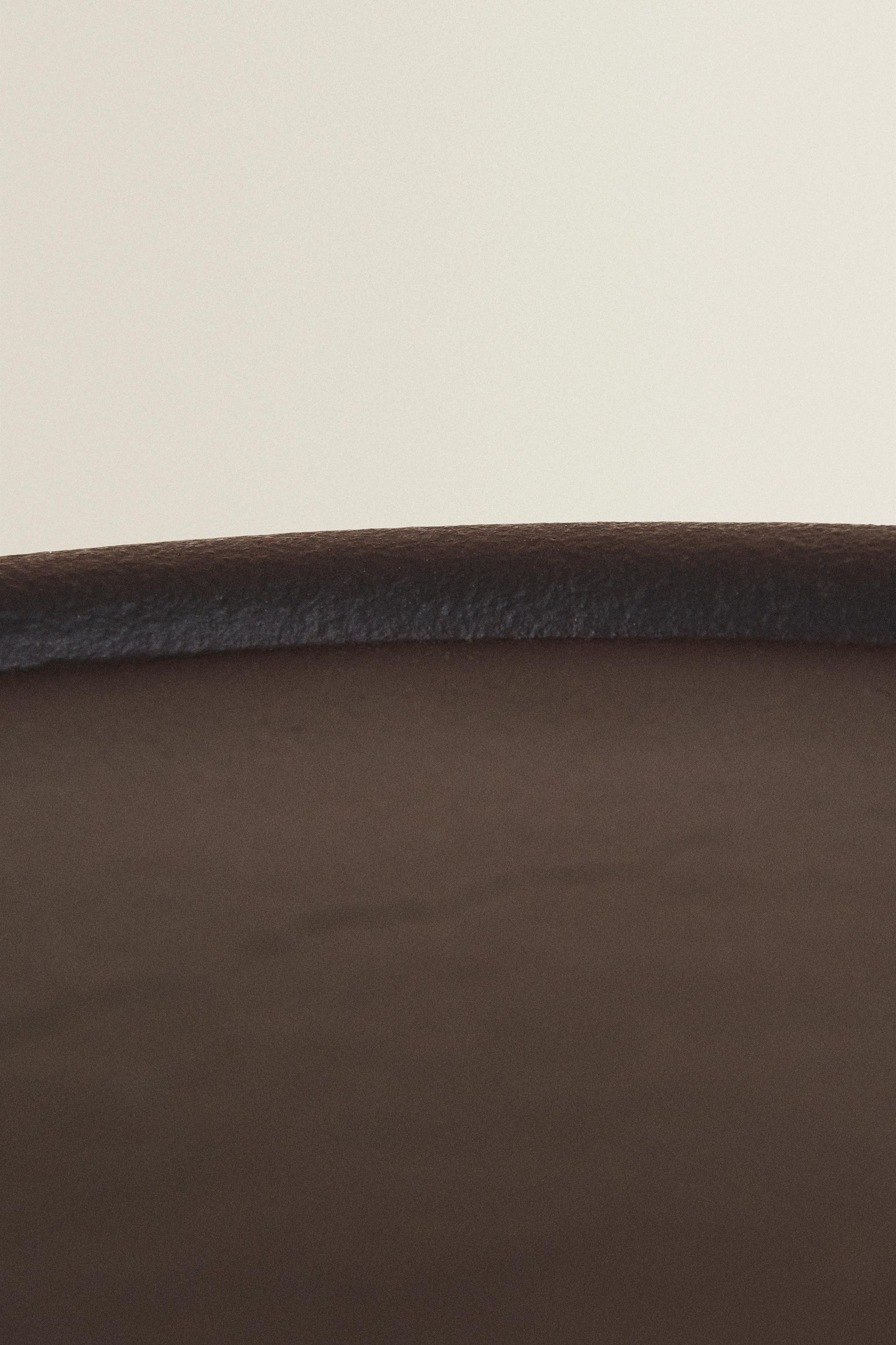 AGED METAL SIDE TABLE