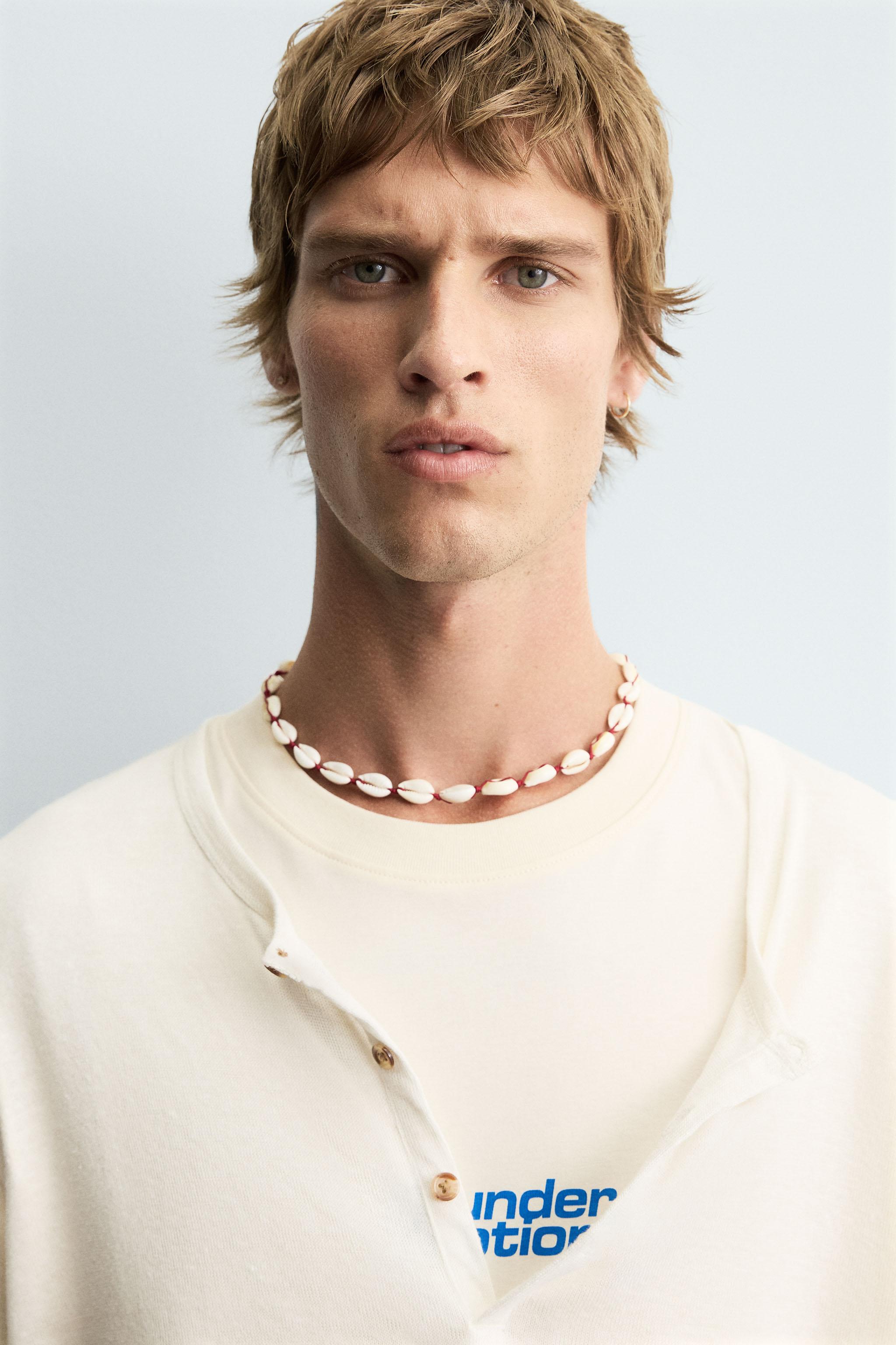 CONTRAST PRINT T-SHIRT