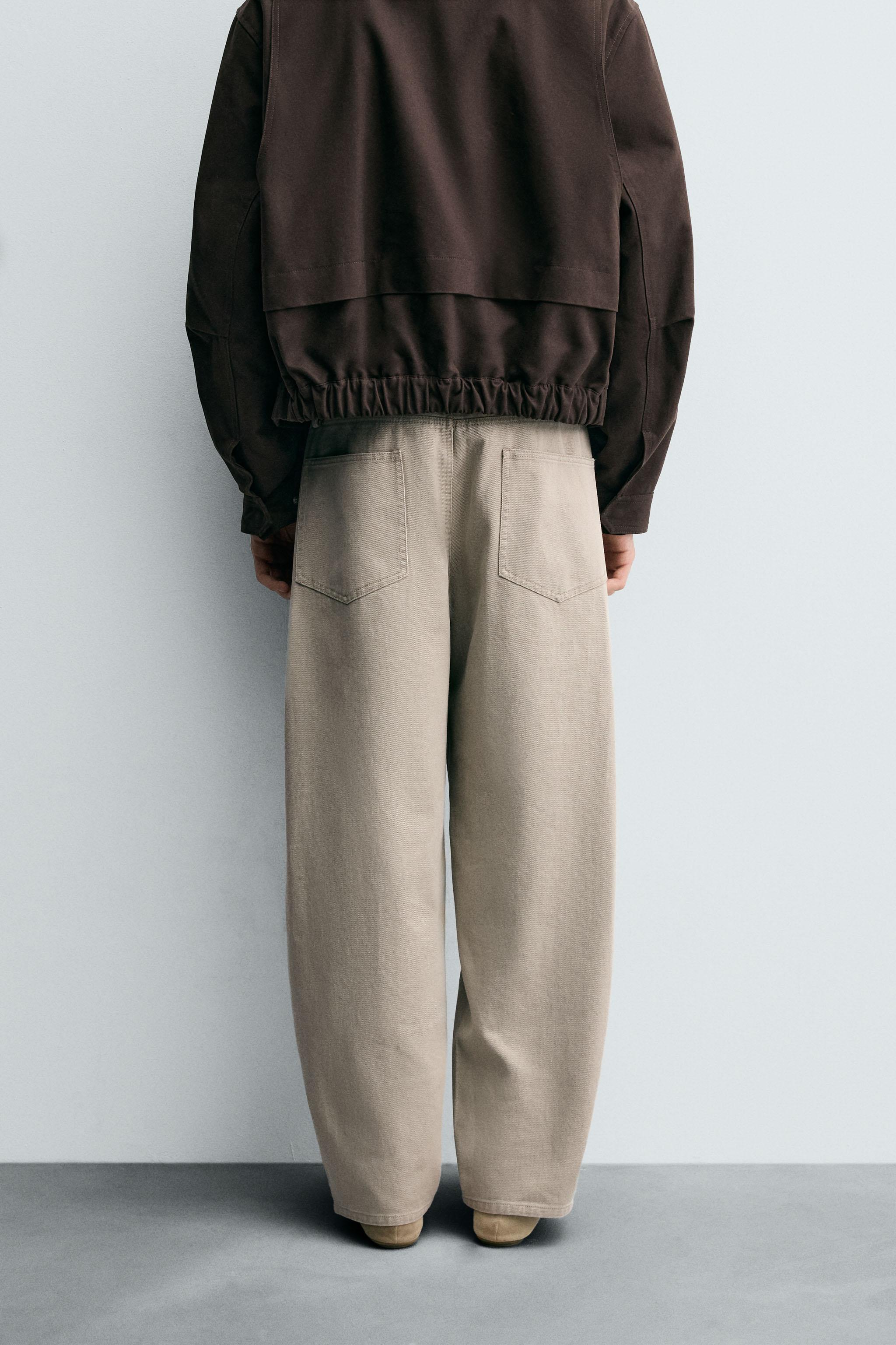 WIDE BALLOON FIT PANTS WITH BELT