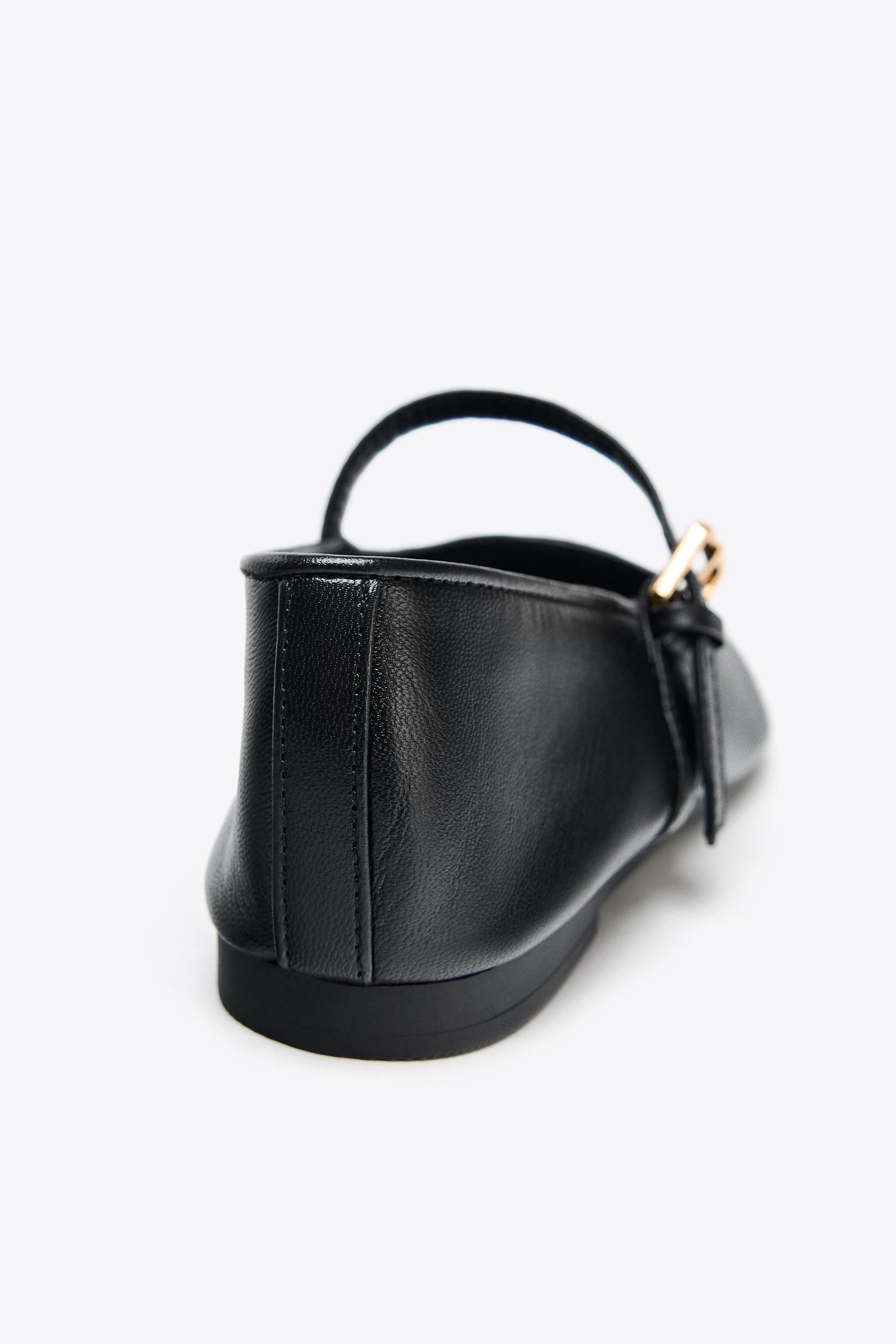 LEATHER BALLET FLATS 50TH ANNIVERSARY