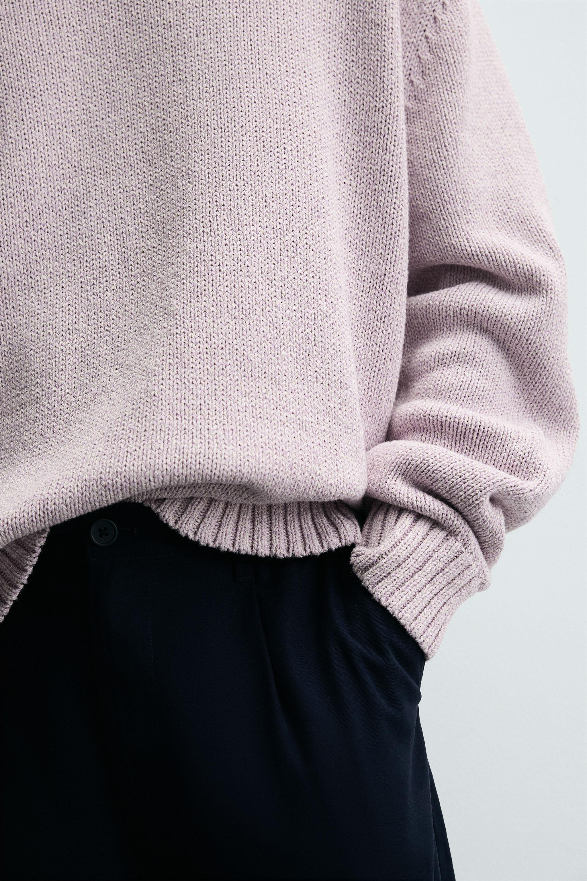 TEXTURED KNIT SWEATER