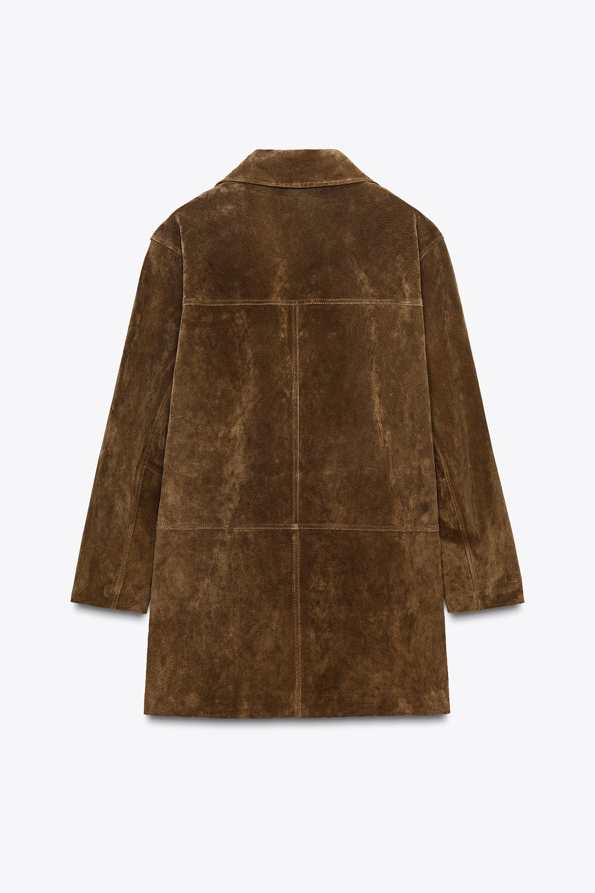 100% LEATHER LONG JACKET